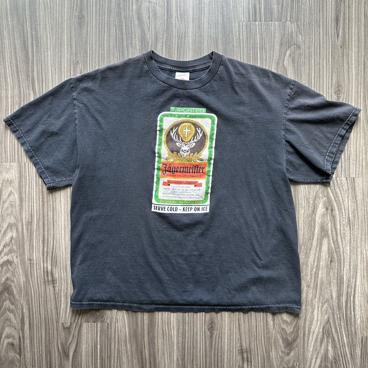 Image of 2000S Vintage Jagermeifter Tee in Black, Men's (Size XL)