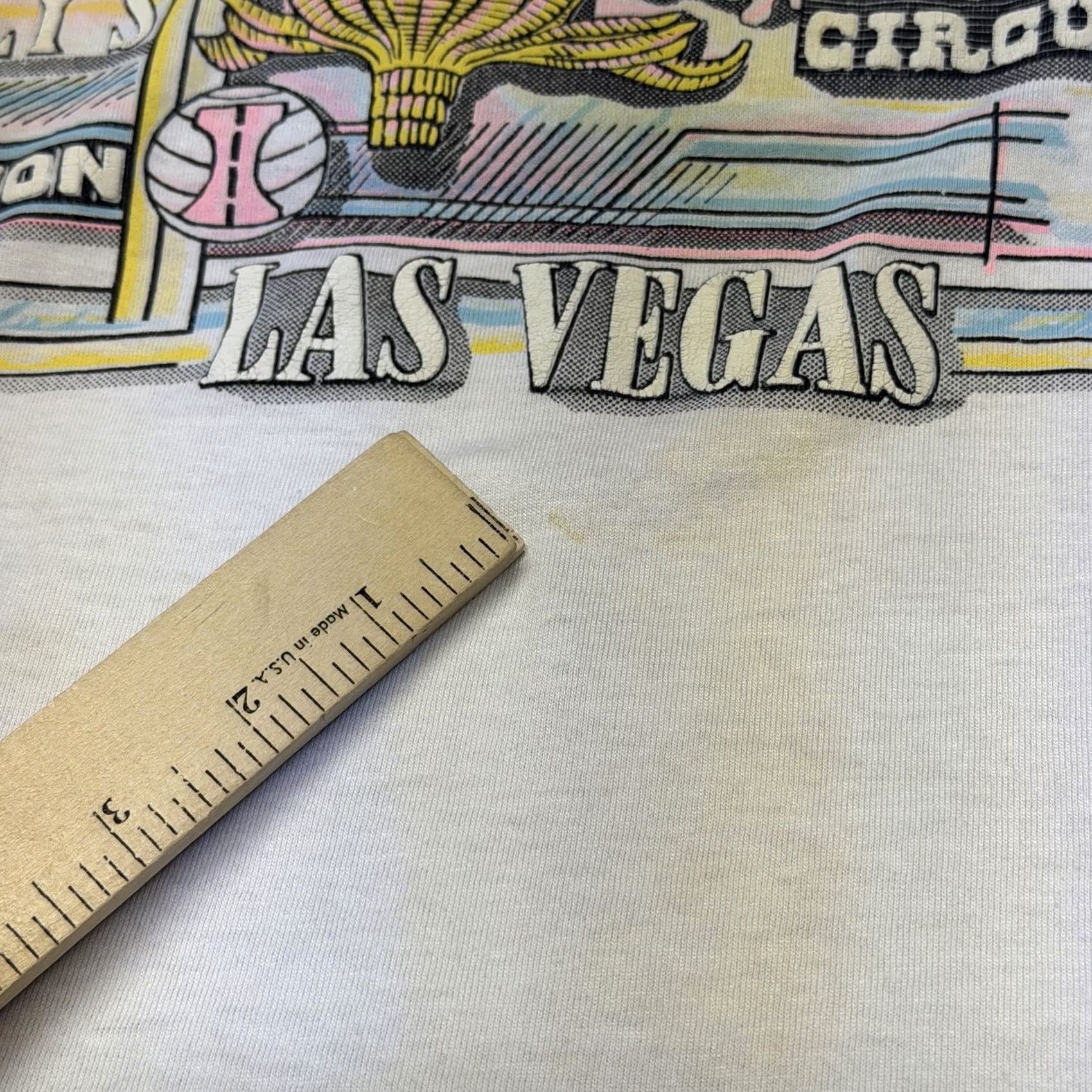 Vintage VINTAGE Screen Stars Best Las Vegas Shirt Mens XL White 80s Casino Graphic Crew Neck Short Sleeve T-Shirt Size US XL / EU 56 / 4 - 4 Thumbnail