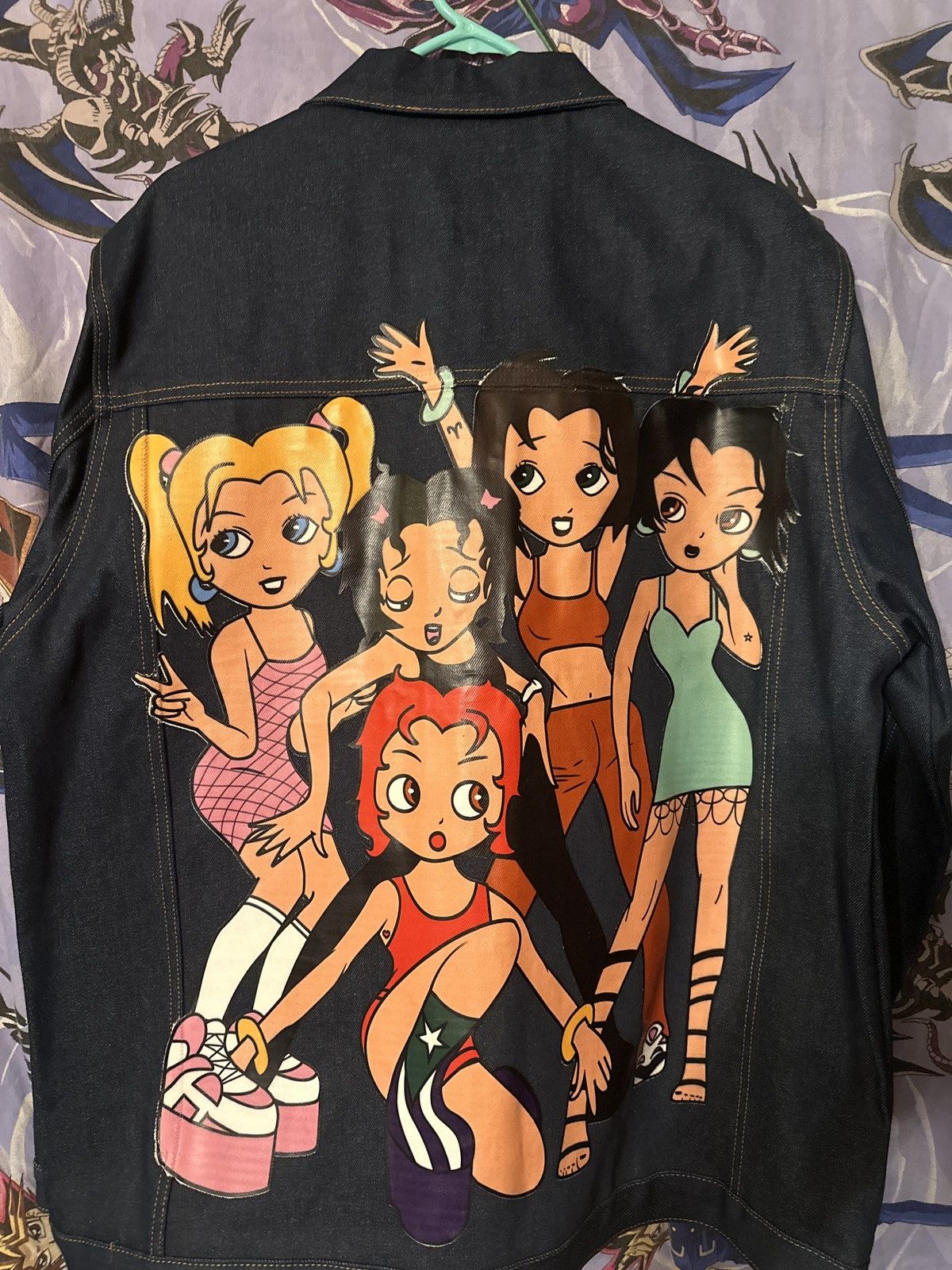 Imran Potato Imram Potato Betty Boop Spice Girls Denim Jacket Size US XXL / EU 58 / 5 - 1 Thumbnail