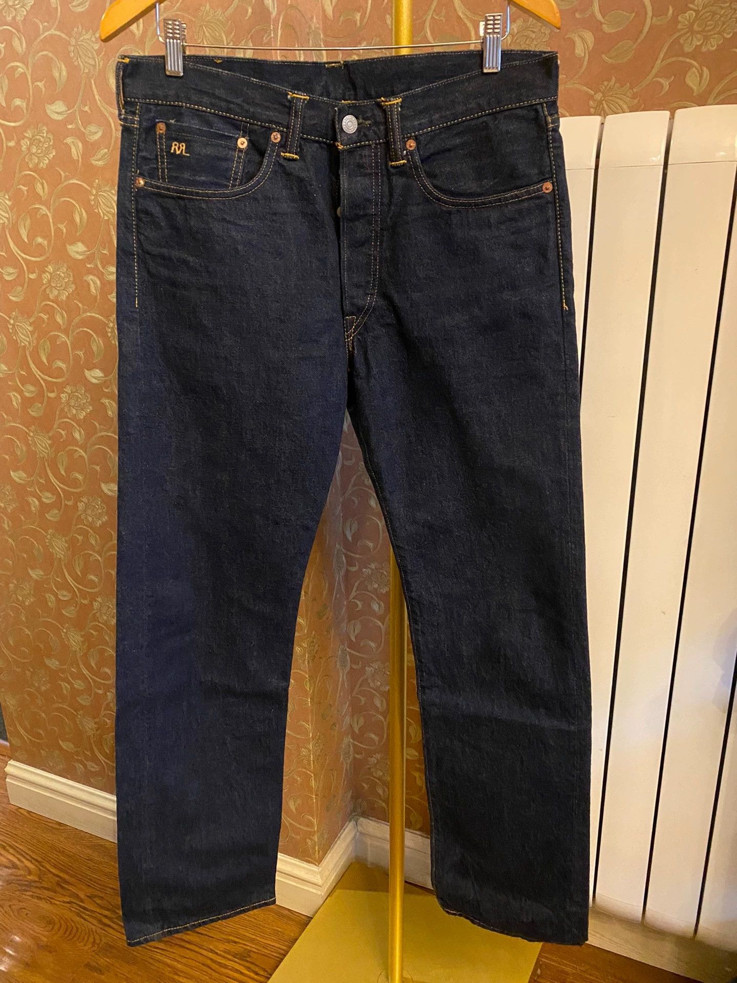 RRL Ralph Lauren RRL Heavy Selvedge Straight Jean 32x32 Japanese Cotton USA Size US 32 / EU 48 - 1 Thumbnail
