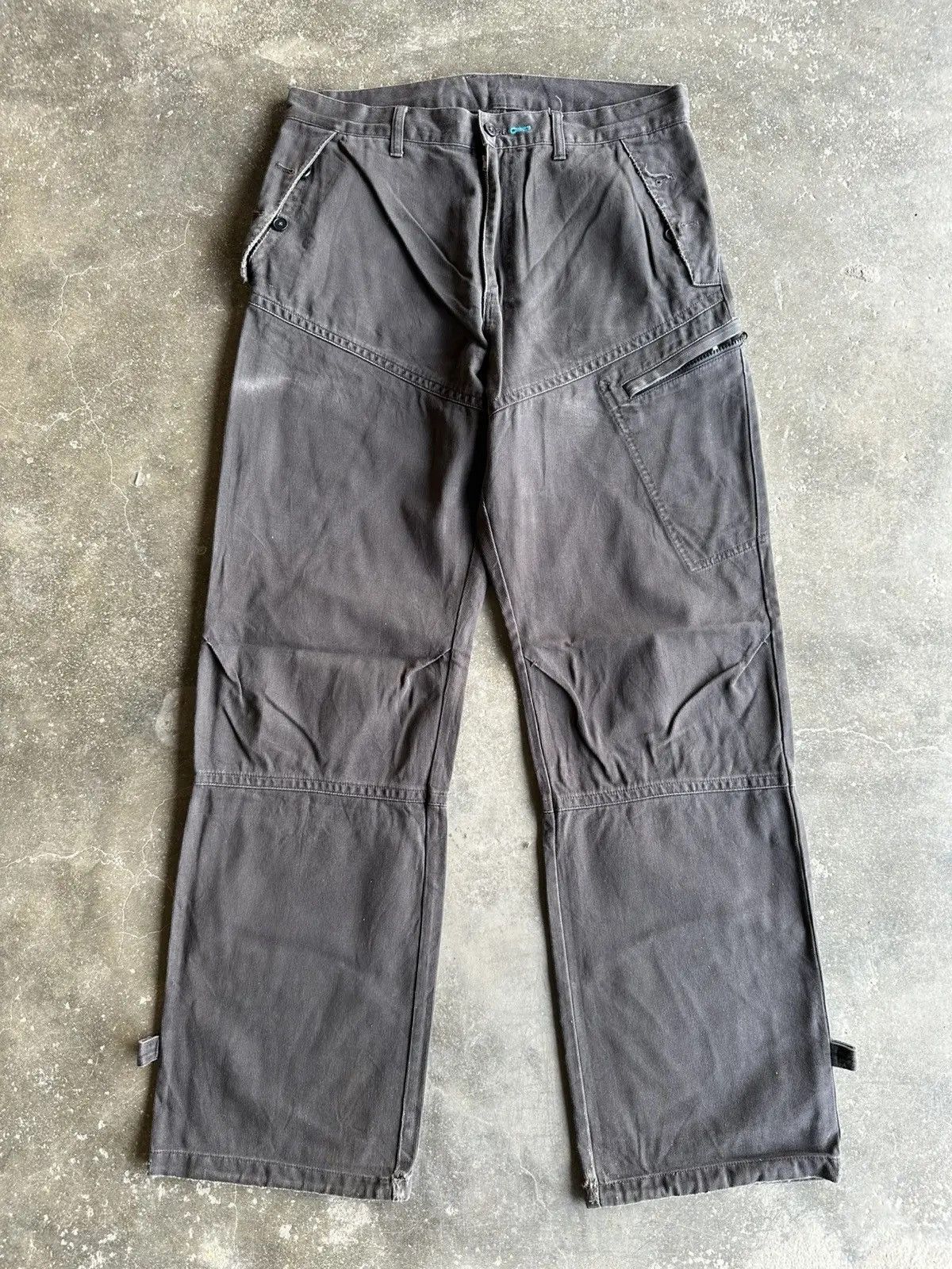 Japanese Brand BAGGY VINTAGE JAPANESE BRAND PPFM DESIGNER WORKWEAR PANTS Size US 32 / EU 48 - 1 Thumbnail