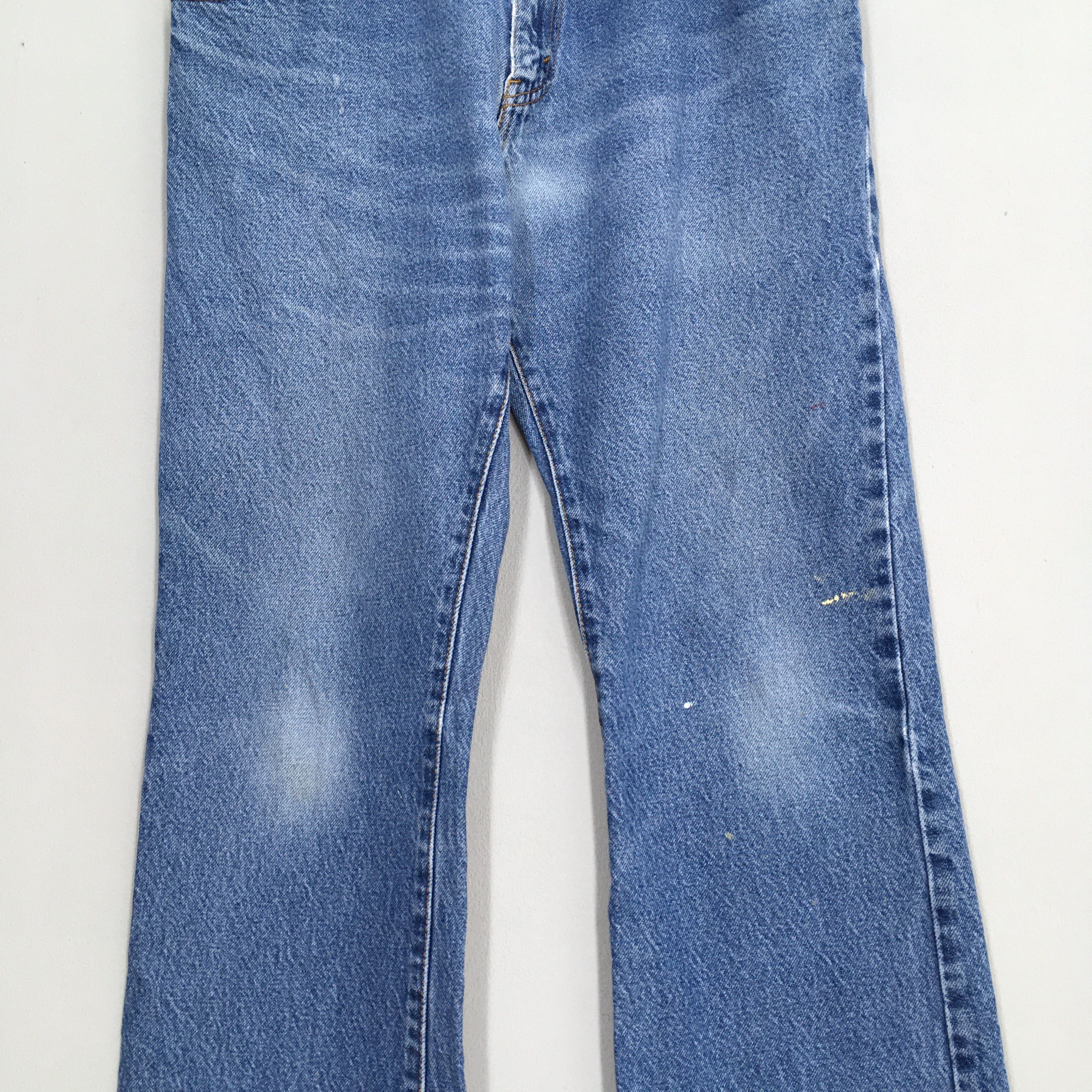 Size 33x31 Vintage Levi's 517 Bootcut Jeans Faded Blue