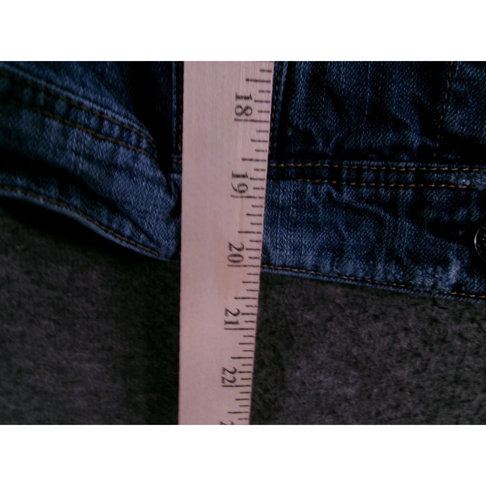 Vintage American Eagle Denim Jacket Womens S Blue Jean Trucker Button Front Casual Size 28" / US 6 / IT 42 - 5 Thumbnail