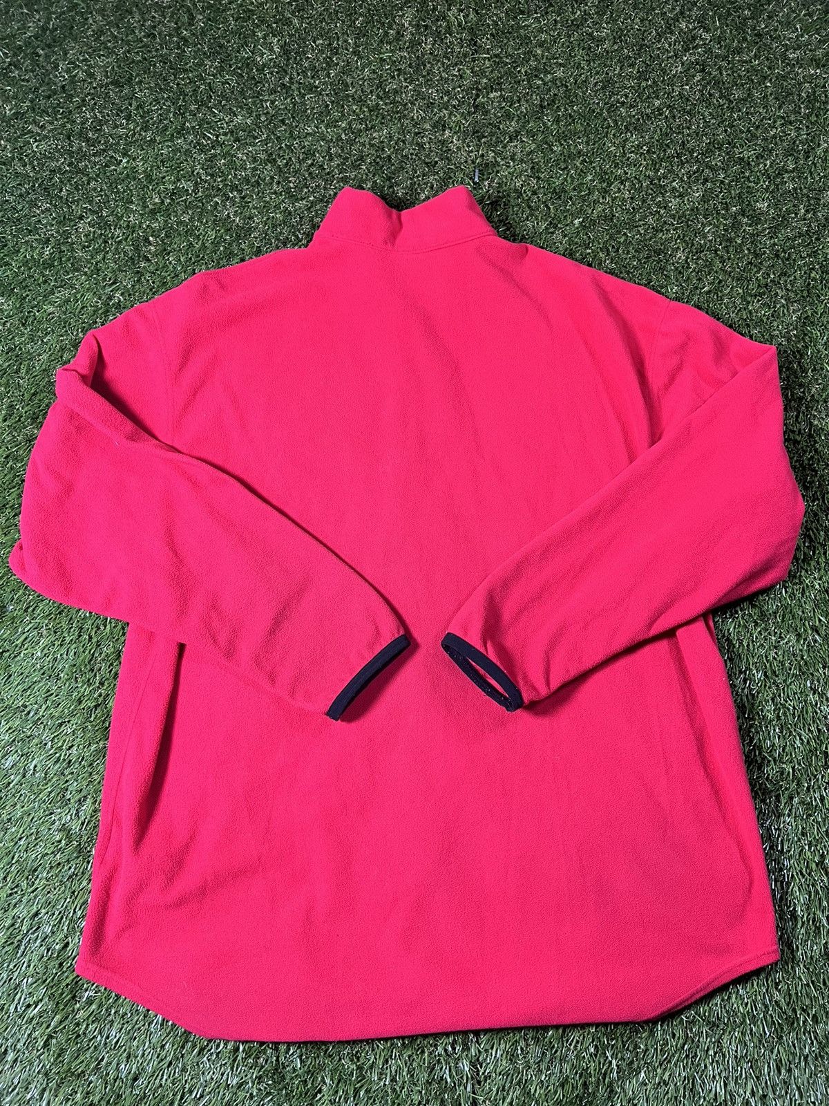 Nike Vintage Y2K Baggy Red Nike Fleece Therma Fit Sherpa Jacket Size US XL / EU 56 / 4 - 3 Thumbnail