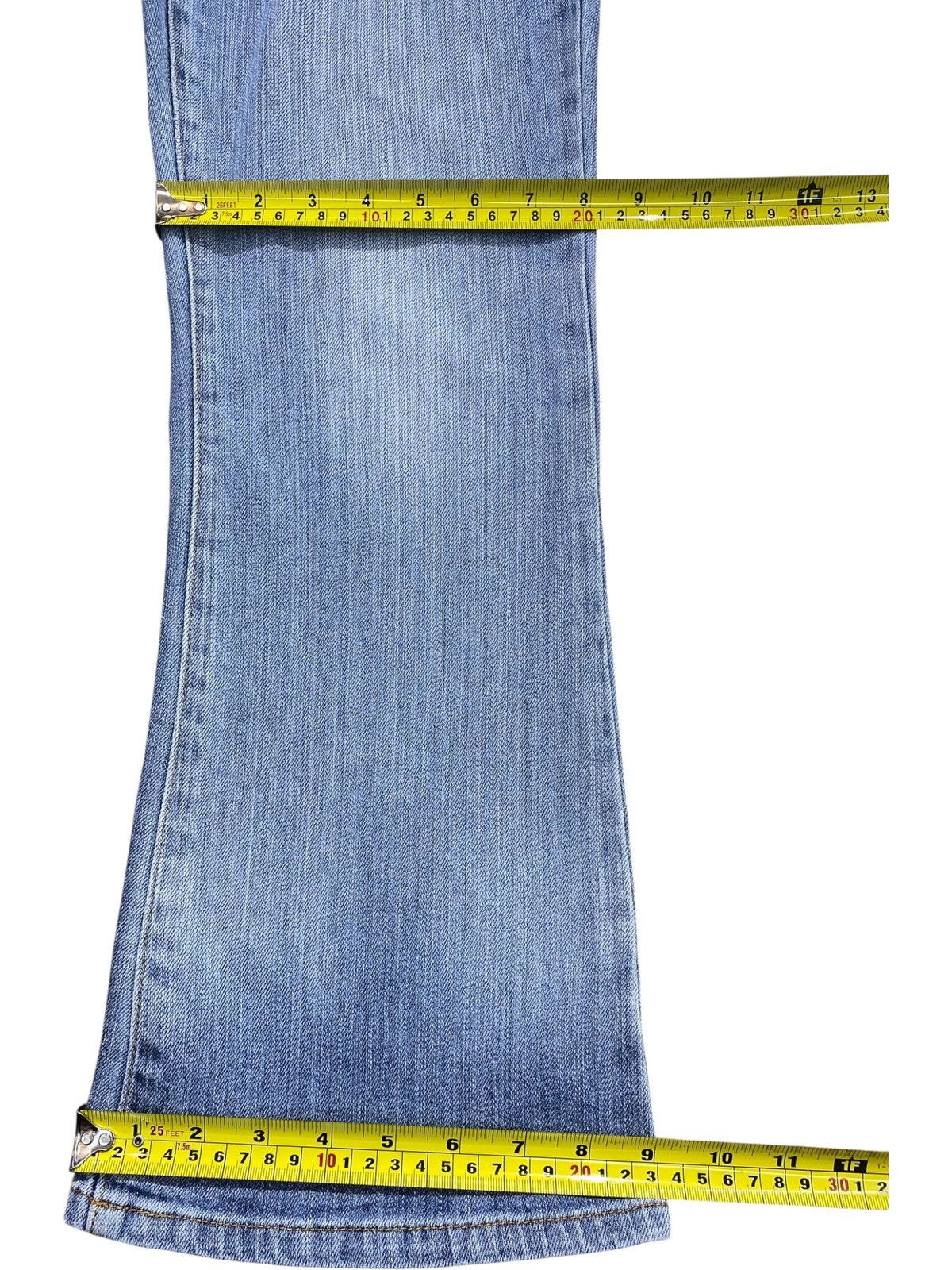 Japanese Brand Japanese Brand Faded Wash Style Flare Jeans Size US 31 - 7 Thumbnail