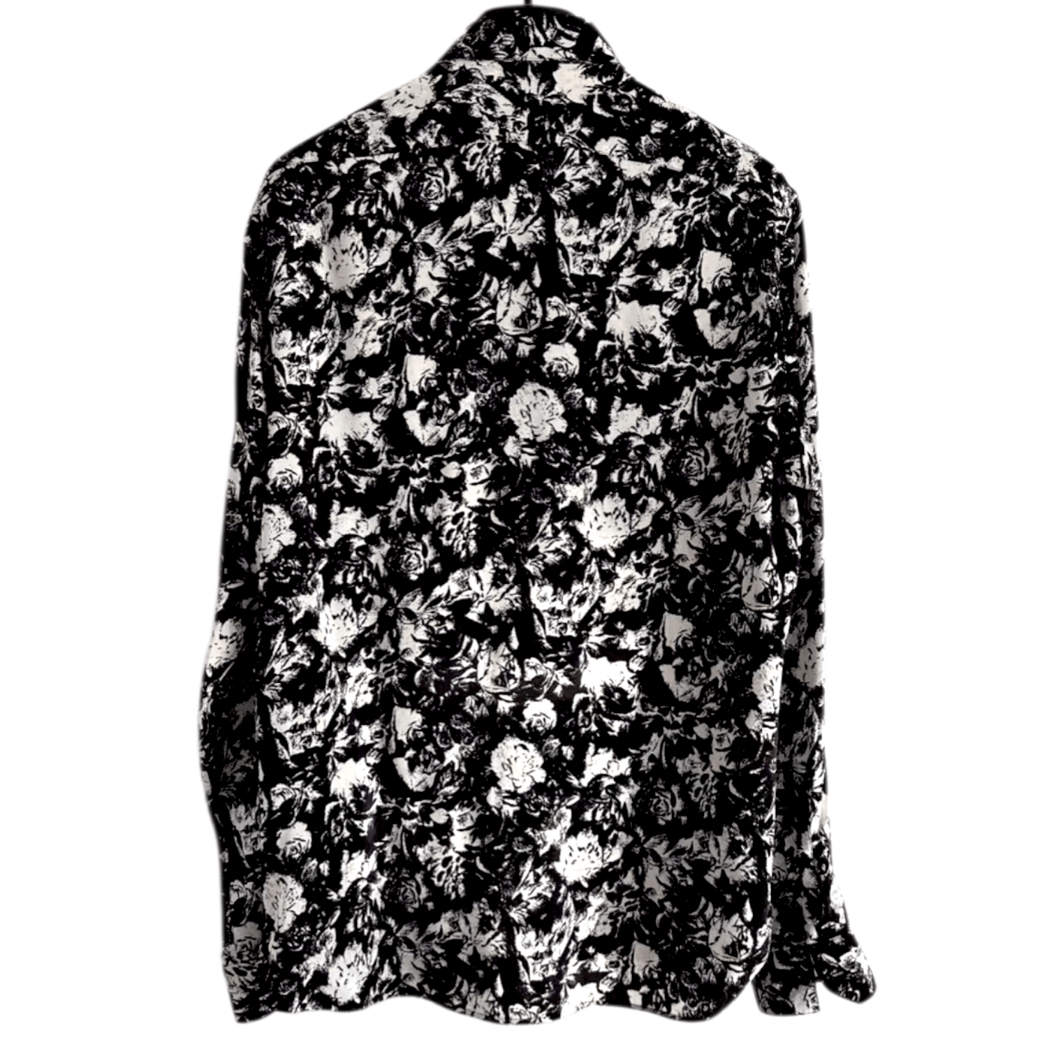 Saint Laurent Paris Saint Laurent Floral Silk Shirt Size US M / EU 48-50 / 2 - 2 Thumbnail