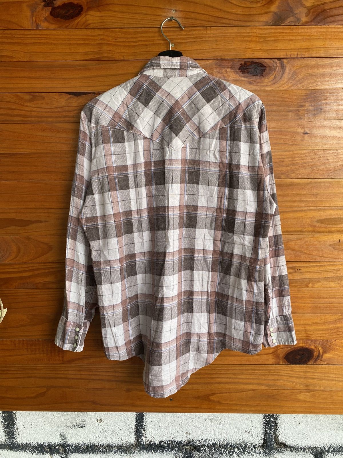 Vintage Vintage Buffalo Plaid Western Shirt 50/50 Cotton Polyester Size US M / EU 48-50 / 2 - 12 Thumbnail