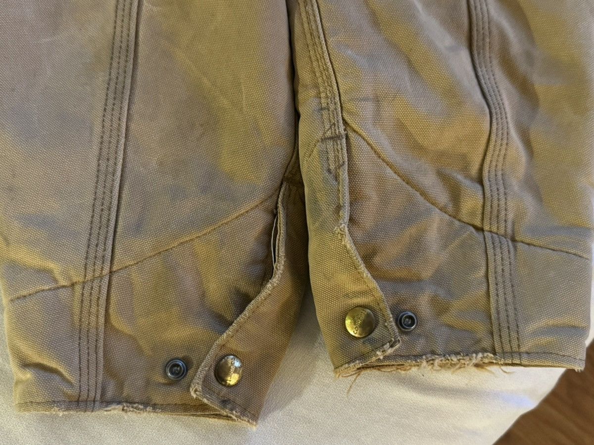 Carhartt Vintage Carhartt Detroit Jacket Blanket Lined Tan Brown USA Size US S / EU 44-46 / 1 - 11 Thumbnail