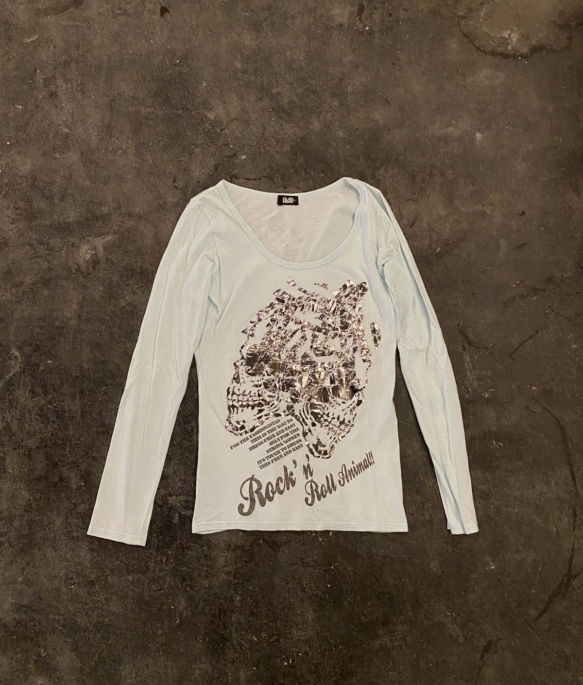 Hysteric Glamour Y2k Glad news ifsixwasnine skull punk long sleeve Size S / US 4 / IT 40 - 1 Thumbnail