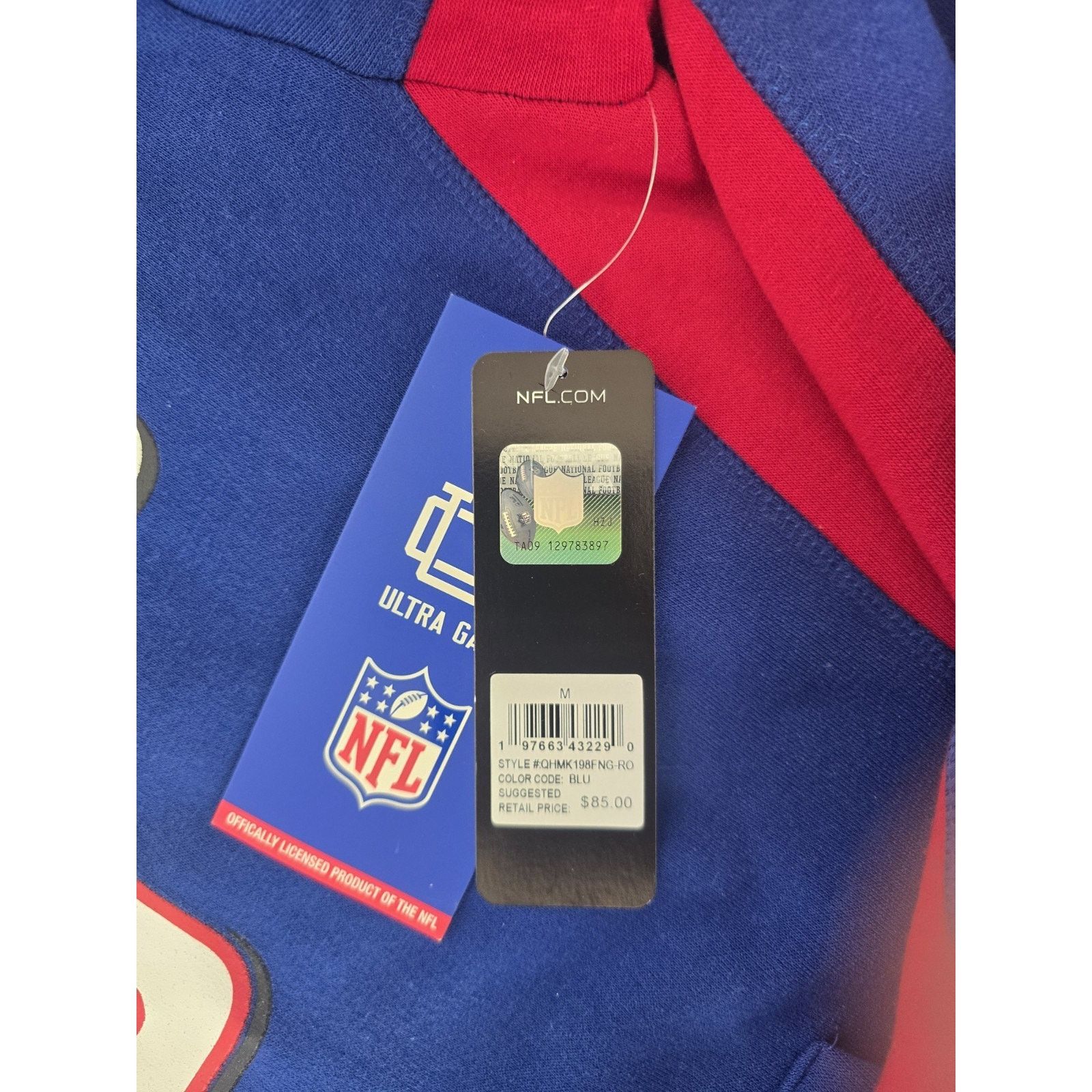Other New York Giants NFL Ultra Game Blue Red Hoodie Men's Size M Size US M / EU 48-50 / 2 - 2 Thumbnail