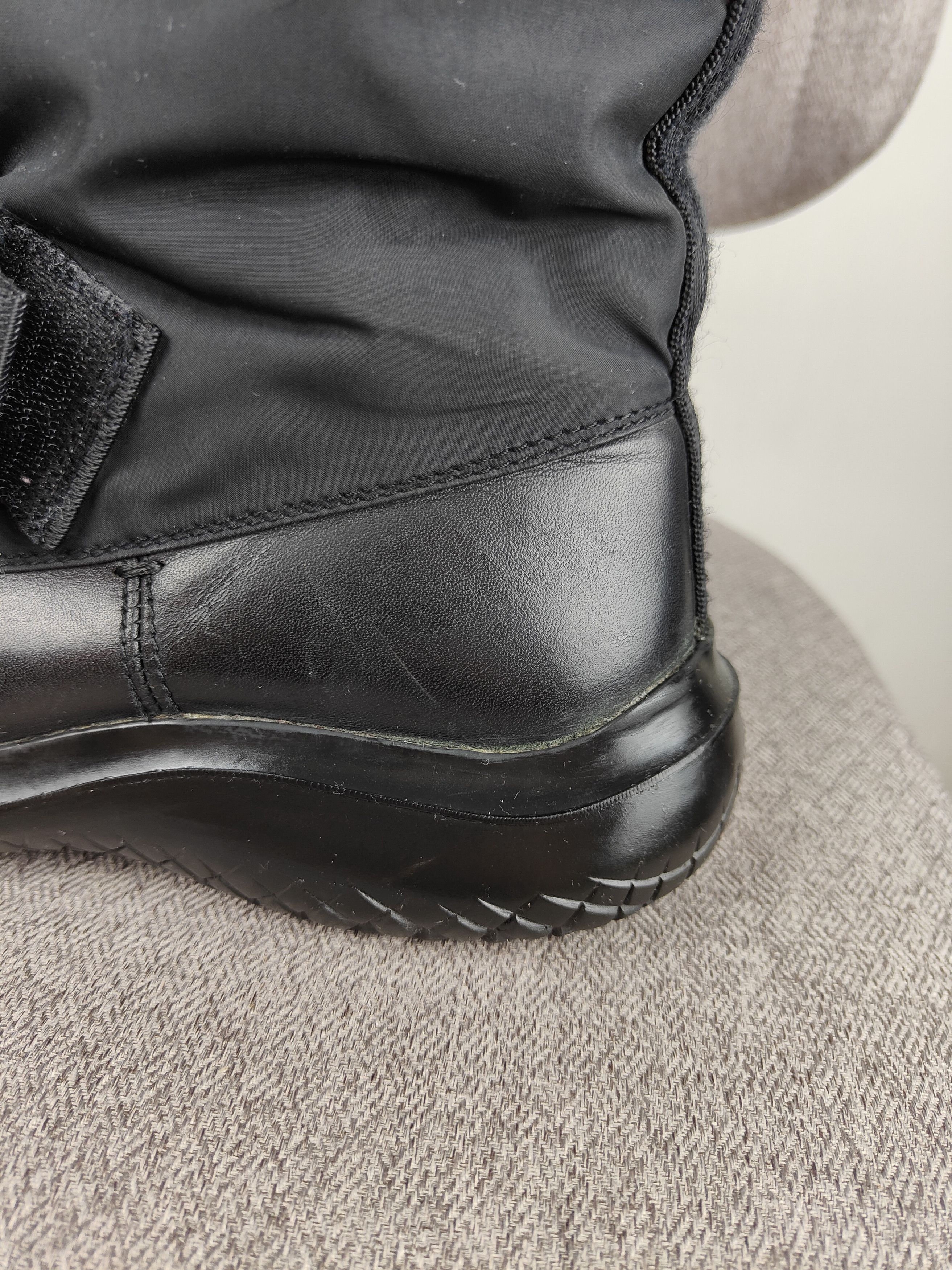 Prada Prada Iconic Square Toe Velcro Zip Boots F/W 1999 Size US 8 / EU 41 - 10 Thumbnail