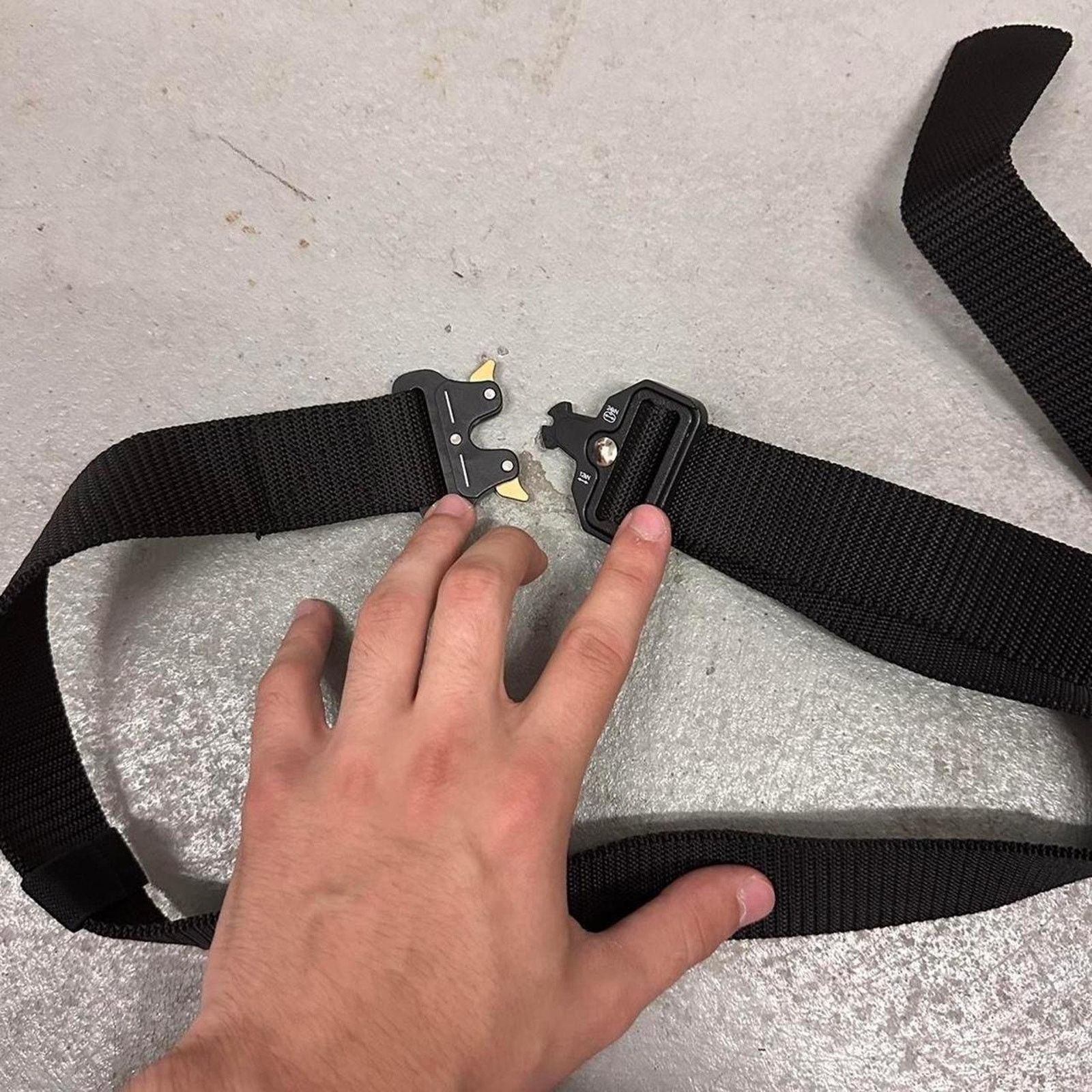 Other Black utility belt with gold WMNS Size ONE SIZE - 3 Thumbnail
