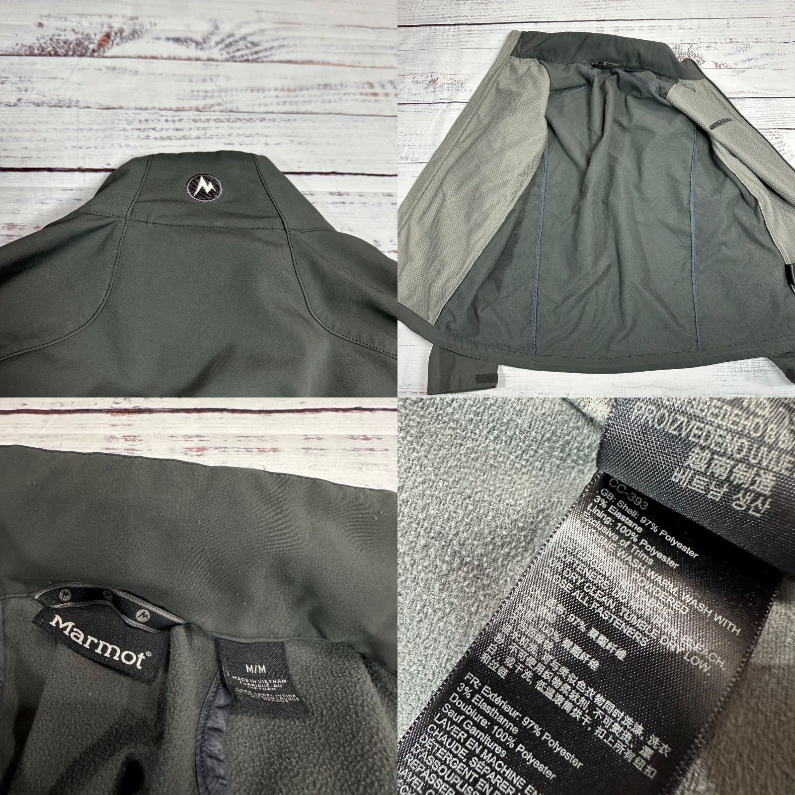 Marmot Marmot Womens Front Zip Light Jacket M Gray Pockets Logo Size M / US 6-8 / IT 42-44 - 8 Thumbnail