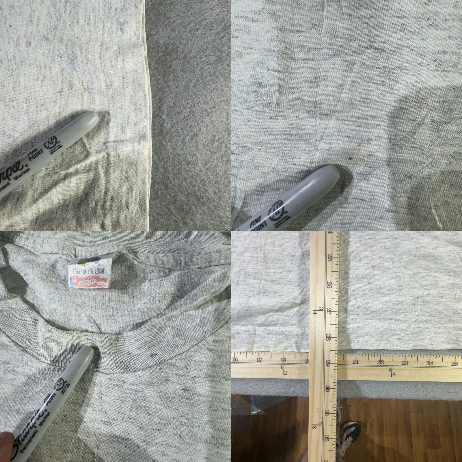 Fruit Of The Loom VINTAGE Bloomington Lutheran Shirt Mens XL Gray Fruit of the Loom Baseball 90s Tee Size US XL / EU 56 / 4 - 8 Thumbnail