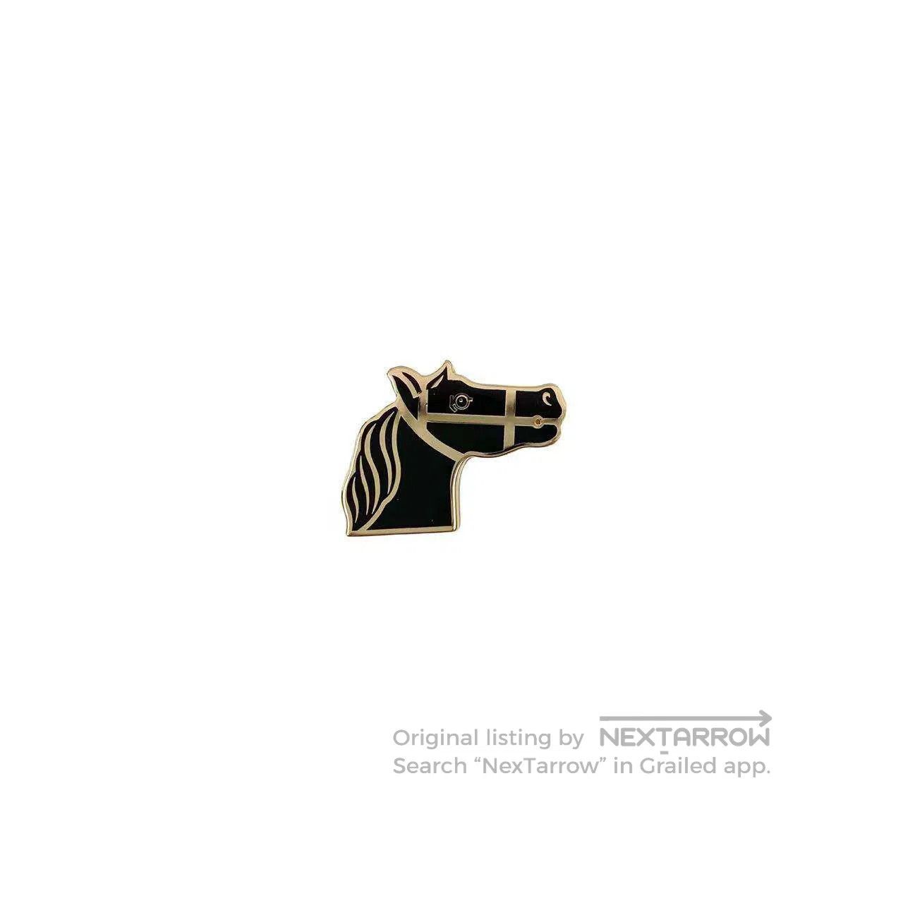 Hermes Hermes Twill horse head pattern twilly silk scarf buckle| Size ONE SIZE - 2 Thumbnail