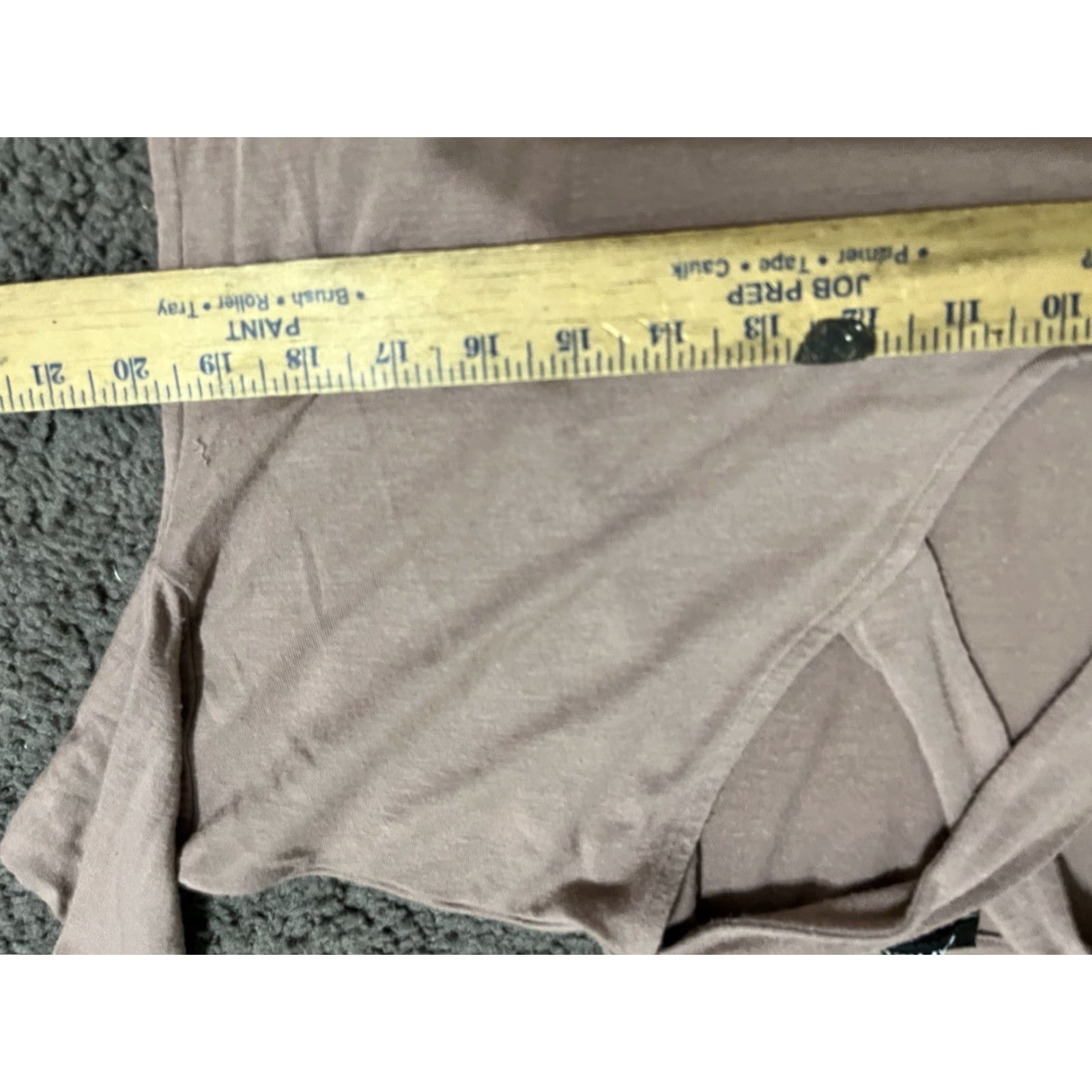 Vintage Heritage Brand Blouse XS Pink Grey Turtleneck Short Sleeve Women's Regular Casual Basic Size XS / US 0-2 / IT 36-38 - 4 Thumbnail
