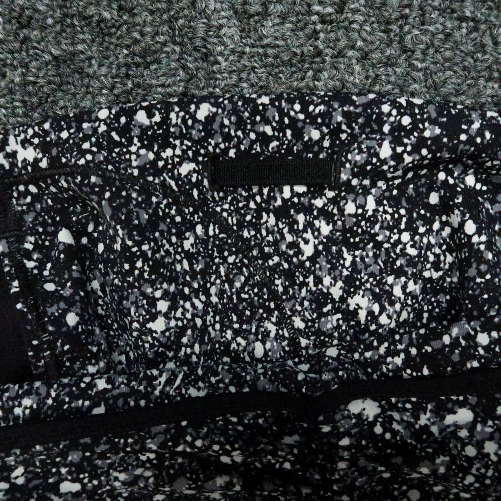 Lululemon Lululemon Womens Leggings Black Speckled Tight Stuff Crop Yoga Training Pants 4 Size 27" / US 4 / IT 40 - 6 Thumbnail