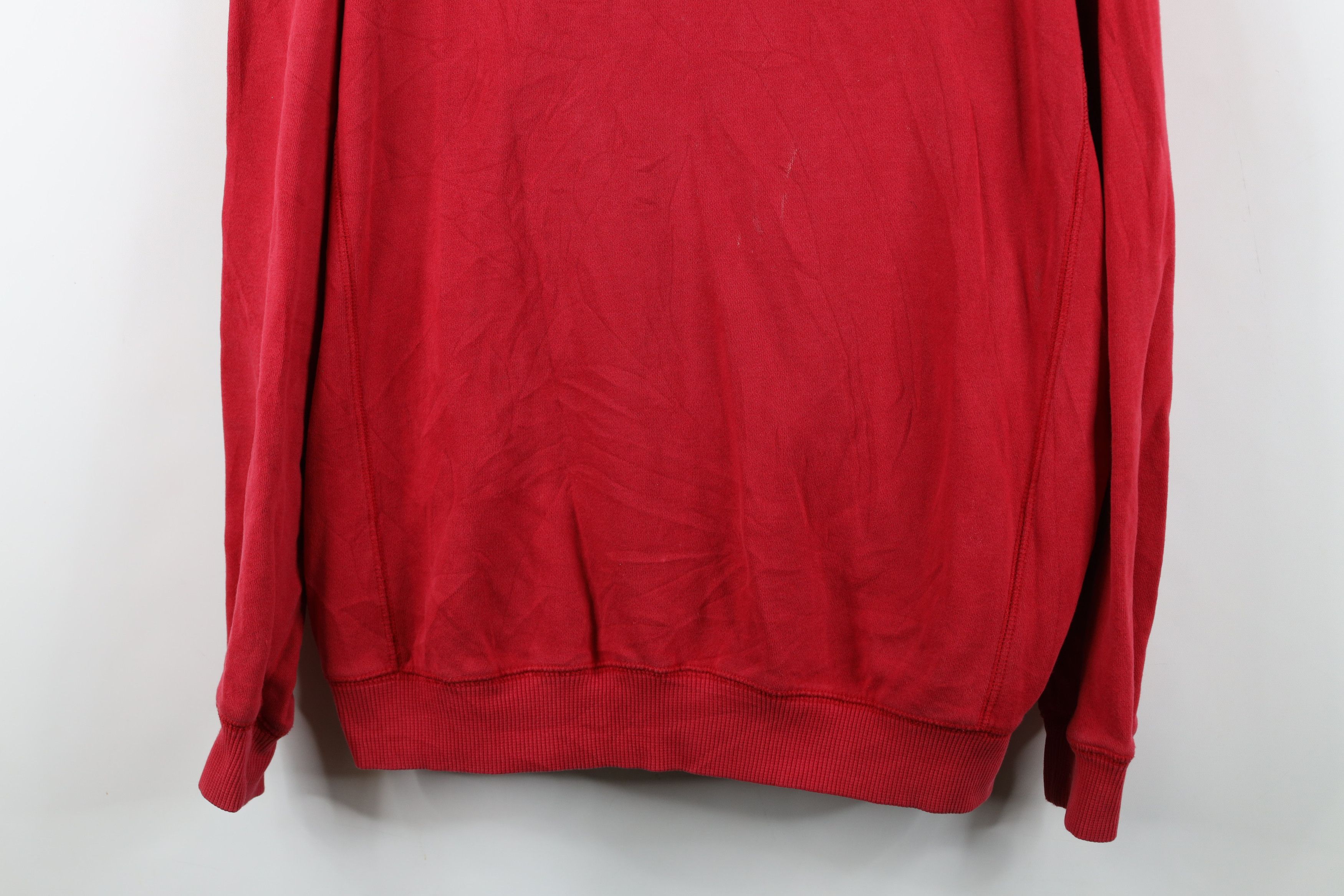 Fila Vintage 90s Fila Classic Logo Crewneck Sweatshirt Red Size US XL / EU 56 / 4 - 3 Thumbnail