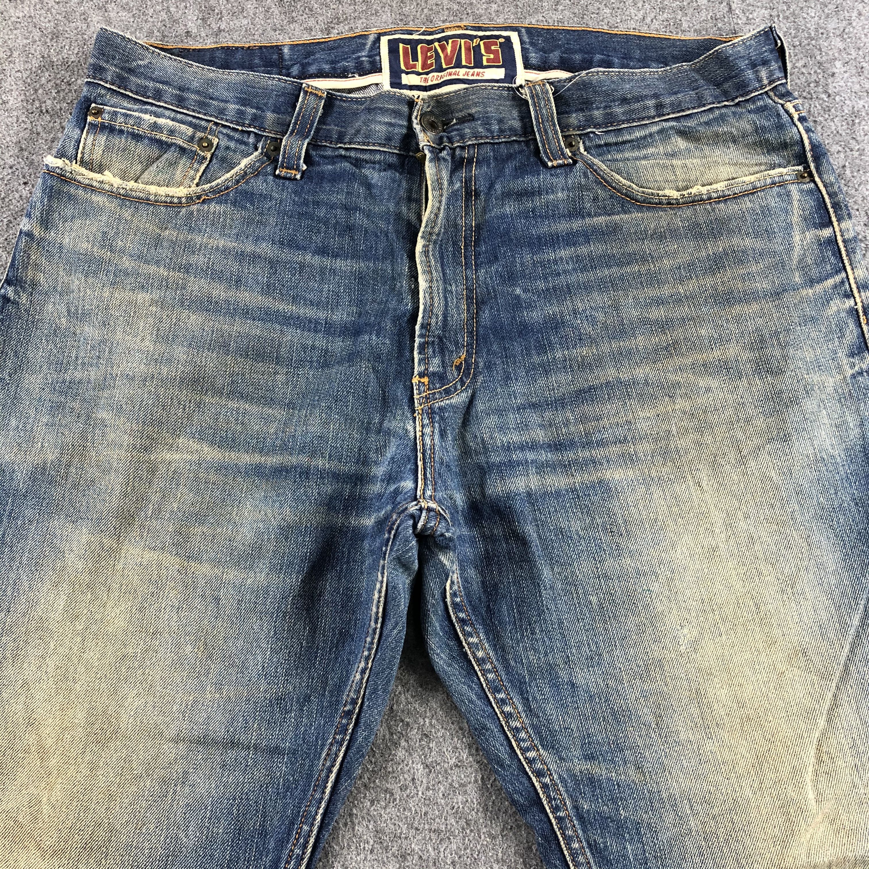 Levi's Vintage Blue Wash Levis 514 Jeans-J2292 Size US 38 / EU 54 - 3 Thumbnail