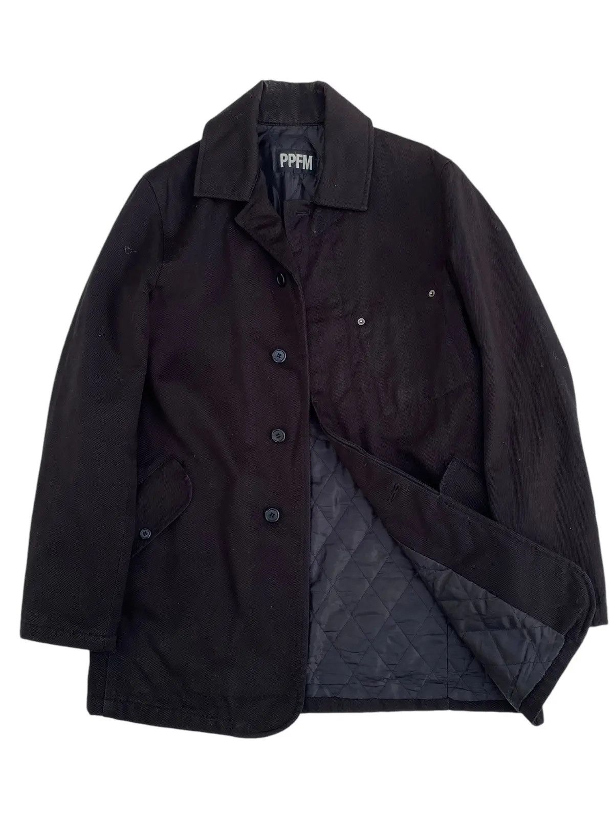 PPFM PPFM Black Men Jacket Button Up Size US M / EU 48-50 / 2 - 1 Thumbnail