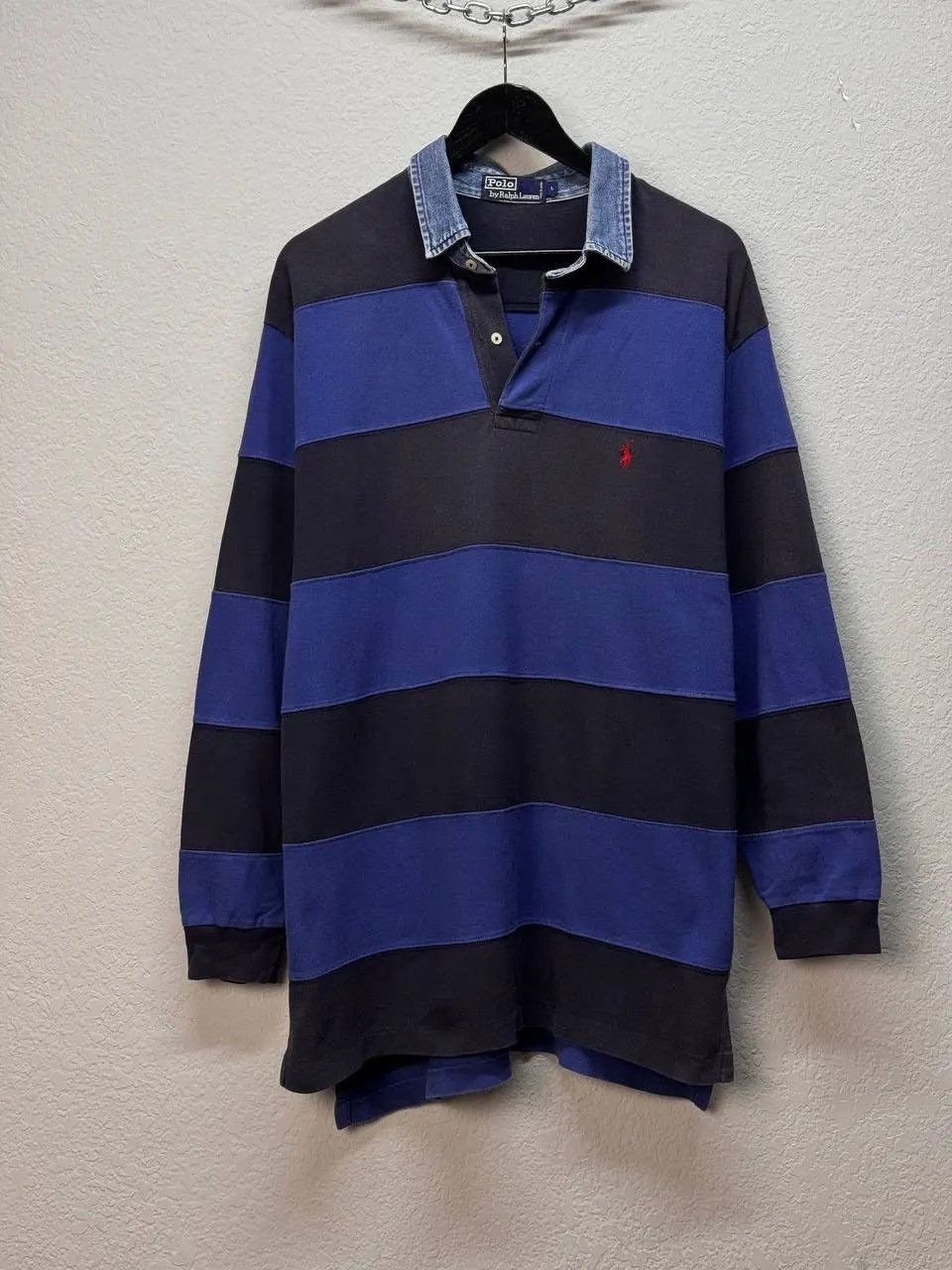 Polo Ralph Lauren × Ralph Lauren × Vintage Vintage Y2K Polo Ralph Lauren Rugby Size US XL / EU 56 / 4 - 2 Thumbnail