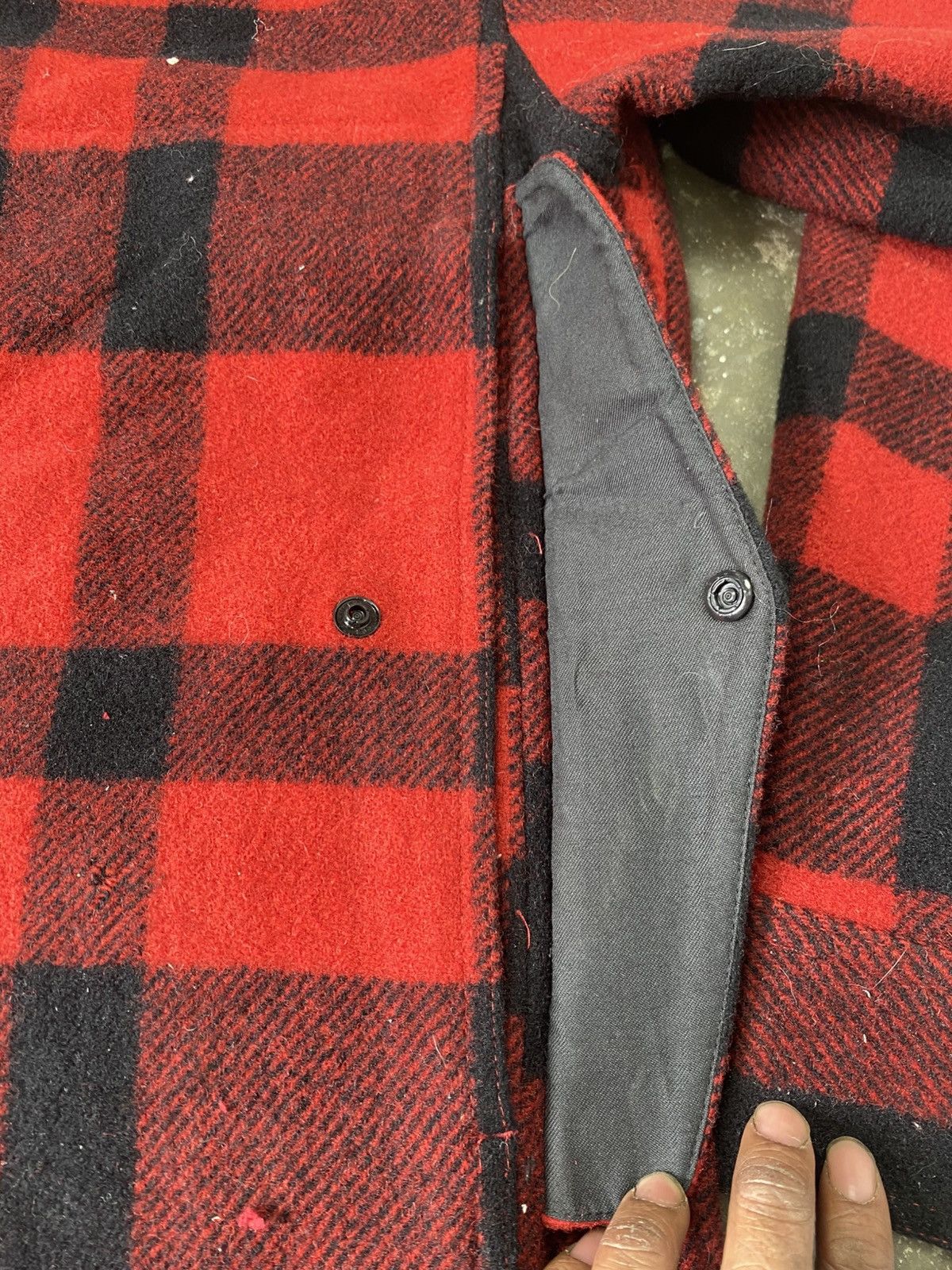 Kent & Curwen Rare Vintage 90s Distressed Kent Wool Chore Jacket Size US L / EU 52-54 / 3 - 15 Thumbnail