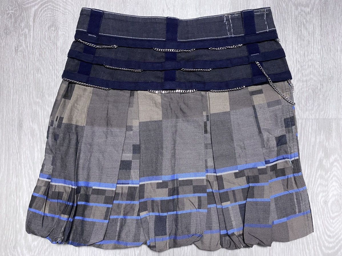 Japanese Brand Marithe Francois Girbaud M+FG Multicolor Chains Straps Skirt Size 28" / US 6 / IT 42 - 6 Thumbnail