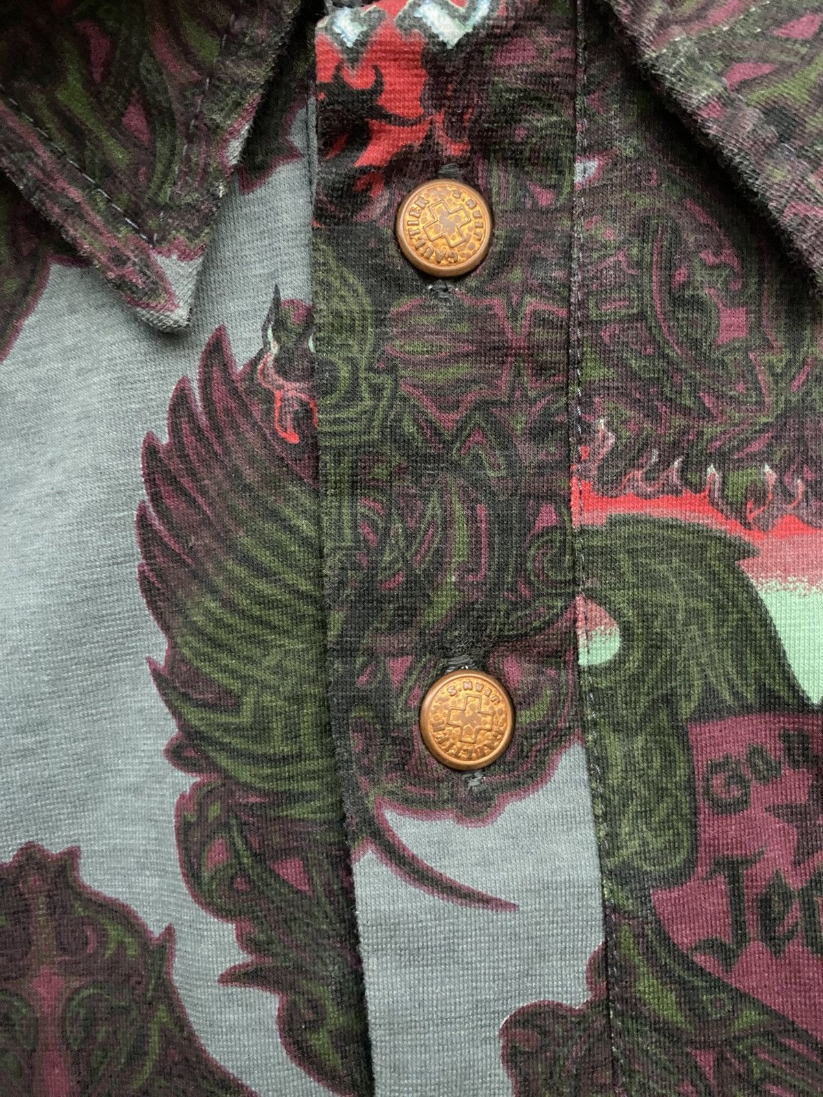 Jean Paul Gaultier Jean Paul Gaultier AW1997 king Overall Print Button Up Shirt Size US M / EU 48-50 / 2 - 4 Thumbnail