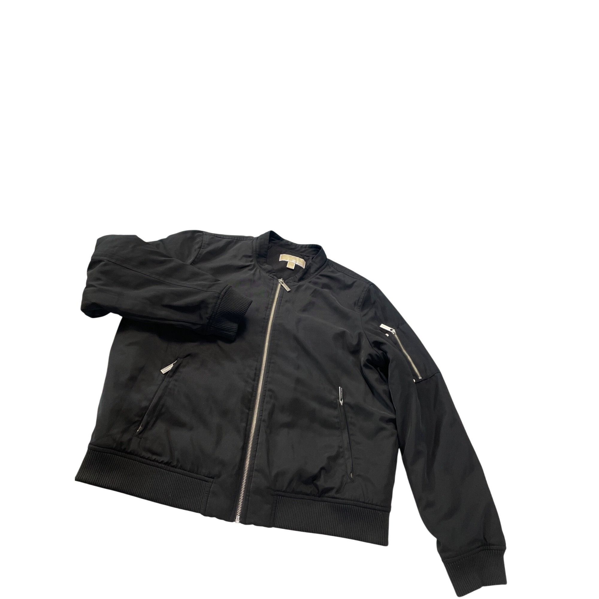 Michael Kors Michael Kors Mens Black Bomber Jacket Coat Size L SKU 9291 Size US L / EU 52-54 / 3 - 1 Thumbnail