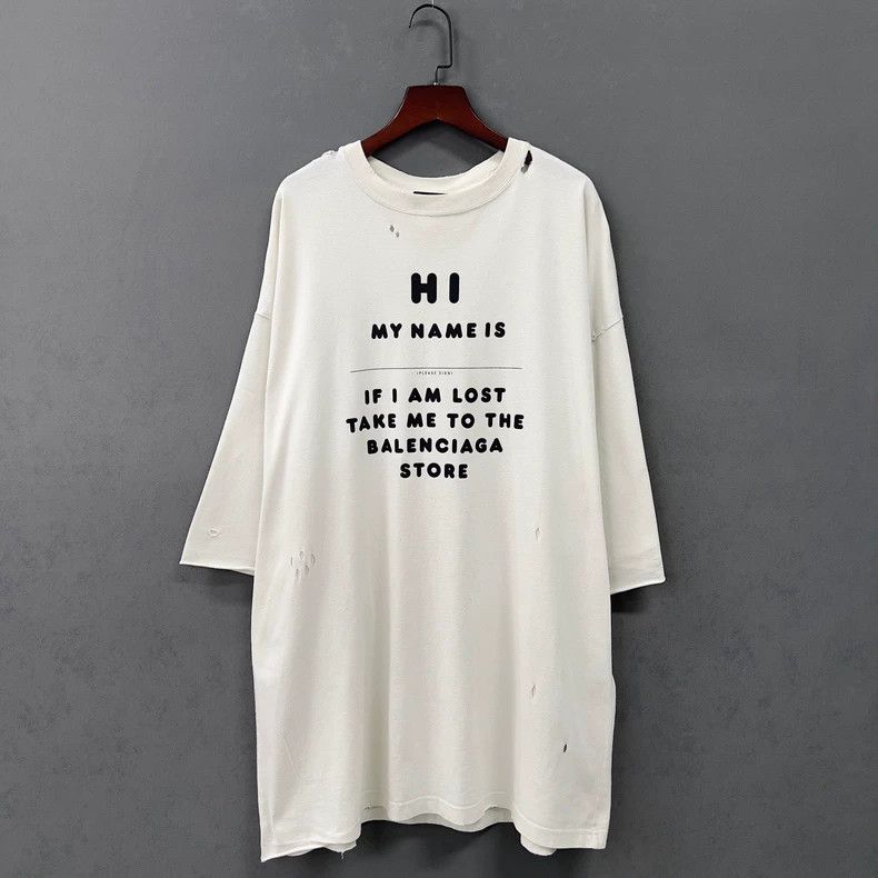 Balenciaga Balenciaga Short sleeve for text destruction Size US XS / EU 42 / 0 - 1 Thumbnail