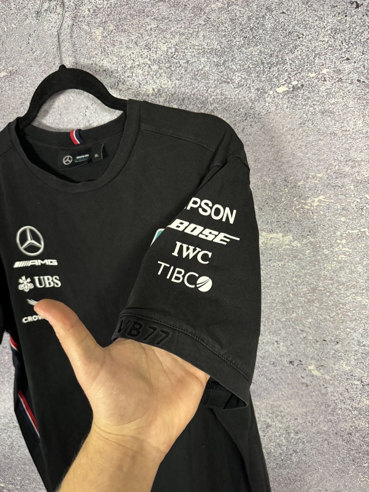 Formula 1 × Mercedes-Benz × Tommy Hilfiger Petronas AMG Mercedes Benz Racing Team TH Polo Shirt Size US XL / EU 56 / 4 - 8 Thumbnail