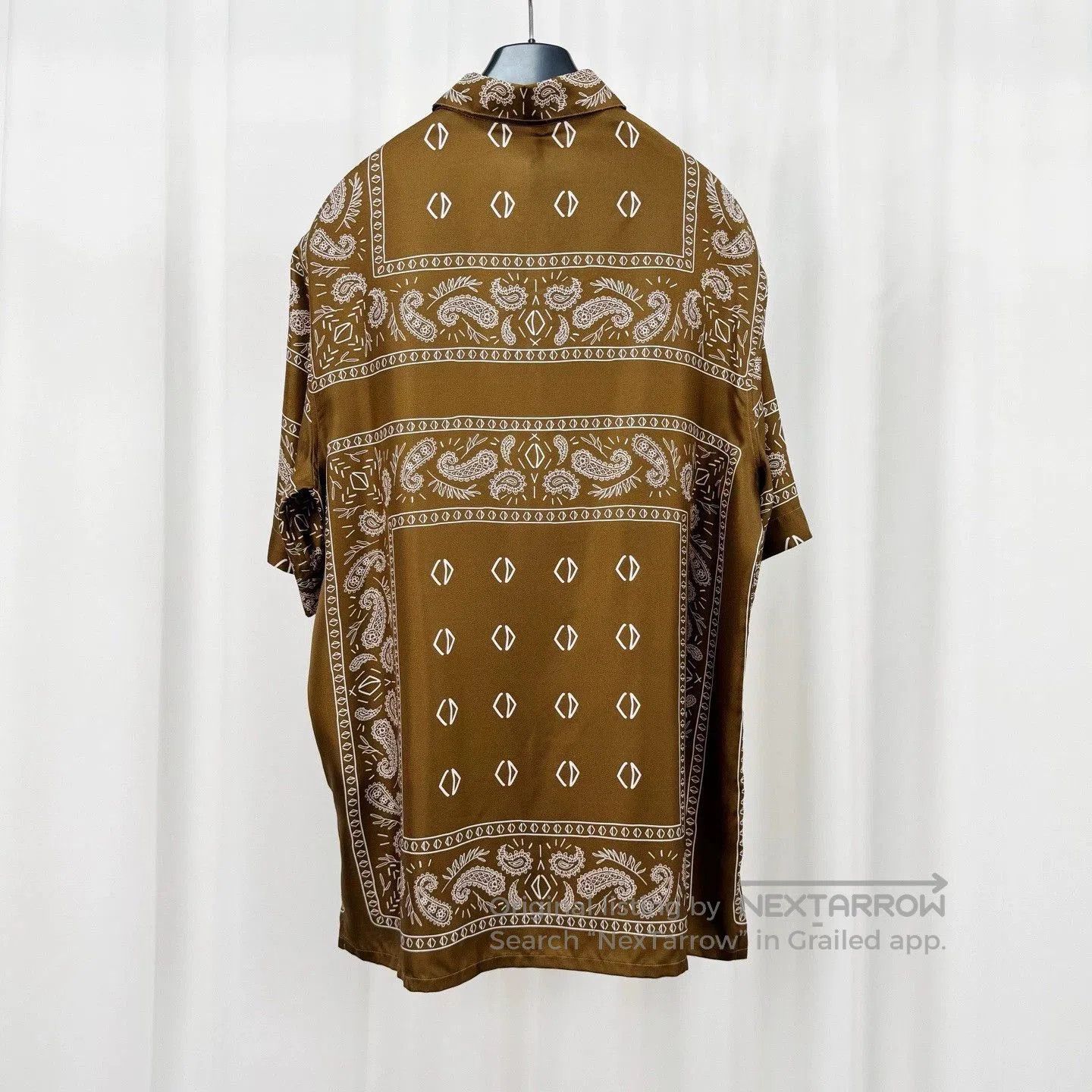 Dior dior short-sleeve silk shirt with paisley design. Size US M / EU 48-50 / 2 - 2 Thumbnail