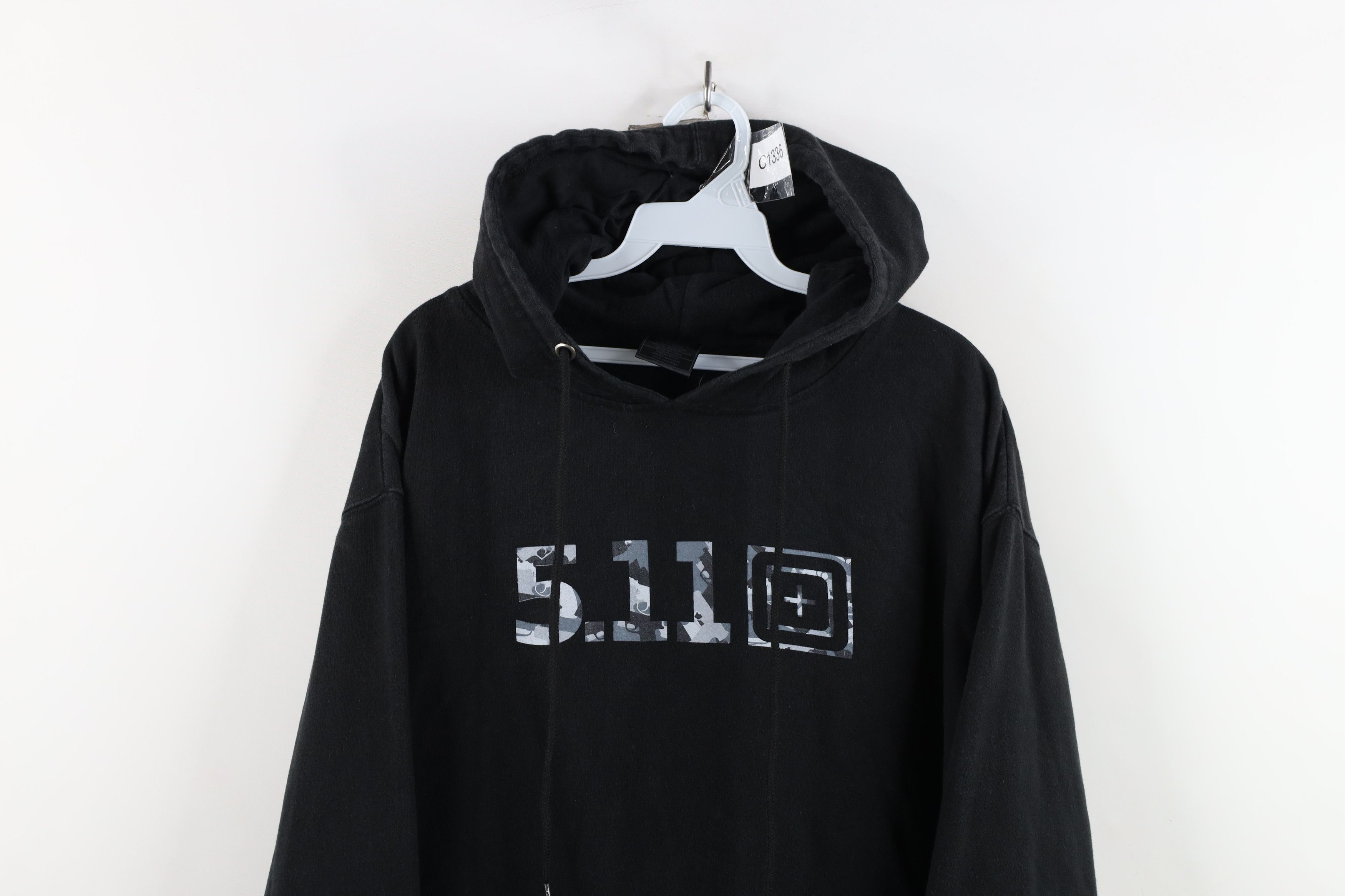 Vintage 5.11 Tactical Series Spell Out Camouflage Hoodie Sweatshirt Size US L / EU 52-54 / 3 - 2 Thumbnail