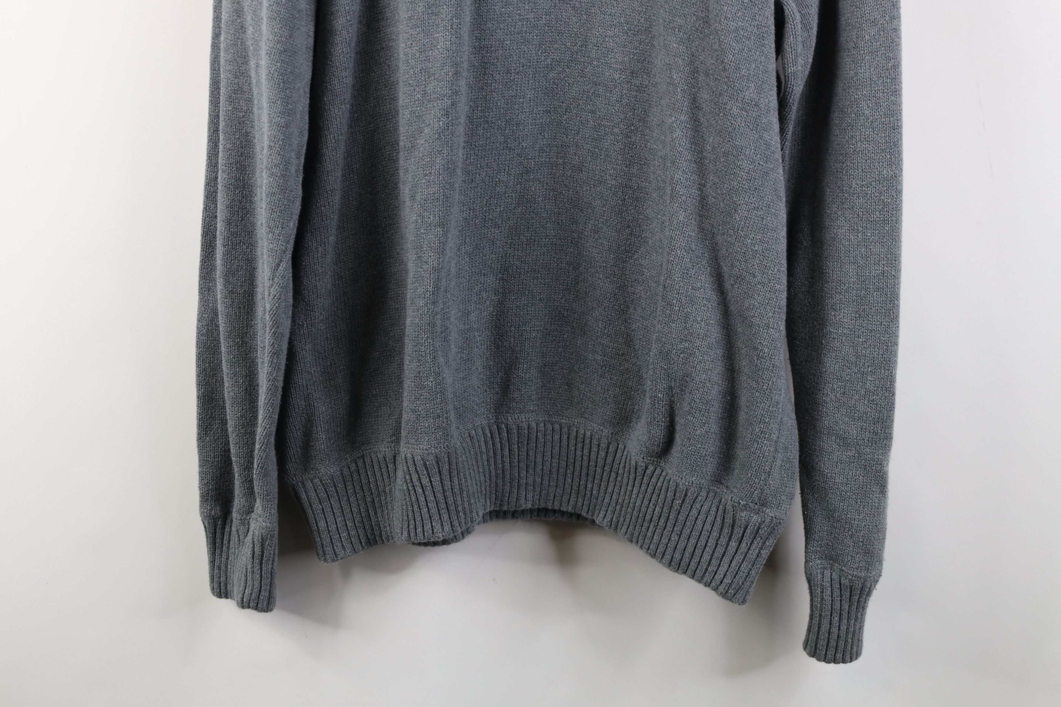Eddie Bauer Vintage Eddie Bauer Cotton Ribbed Knit Crewneck Sweater Gray Size US XL / EU 56 / 4 - 9 Thumbnail