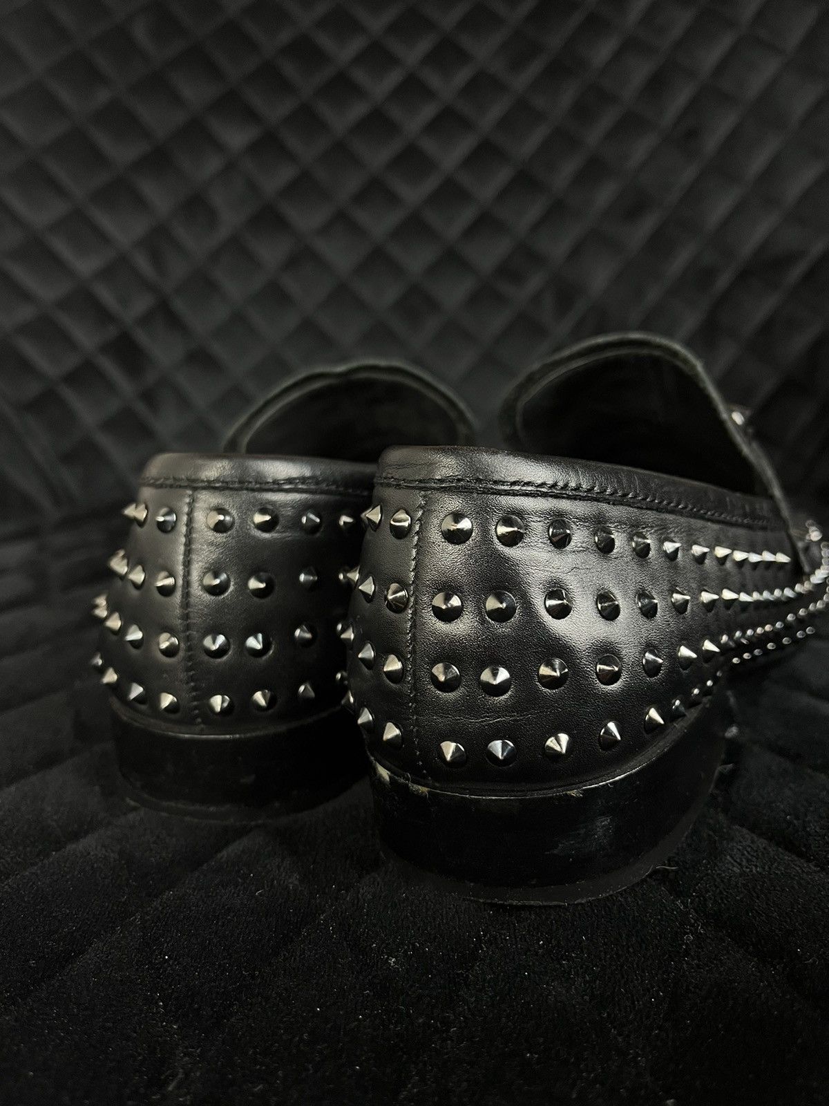 ASH Ash leather mocassin with studs loafers shoes Size US 7 / IT 37 - 3 Thumbnail