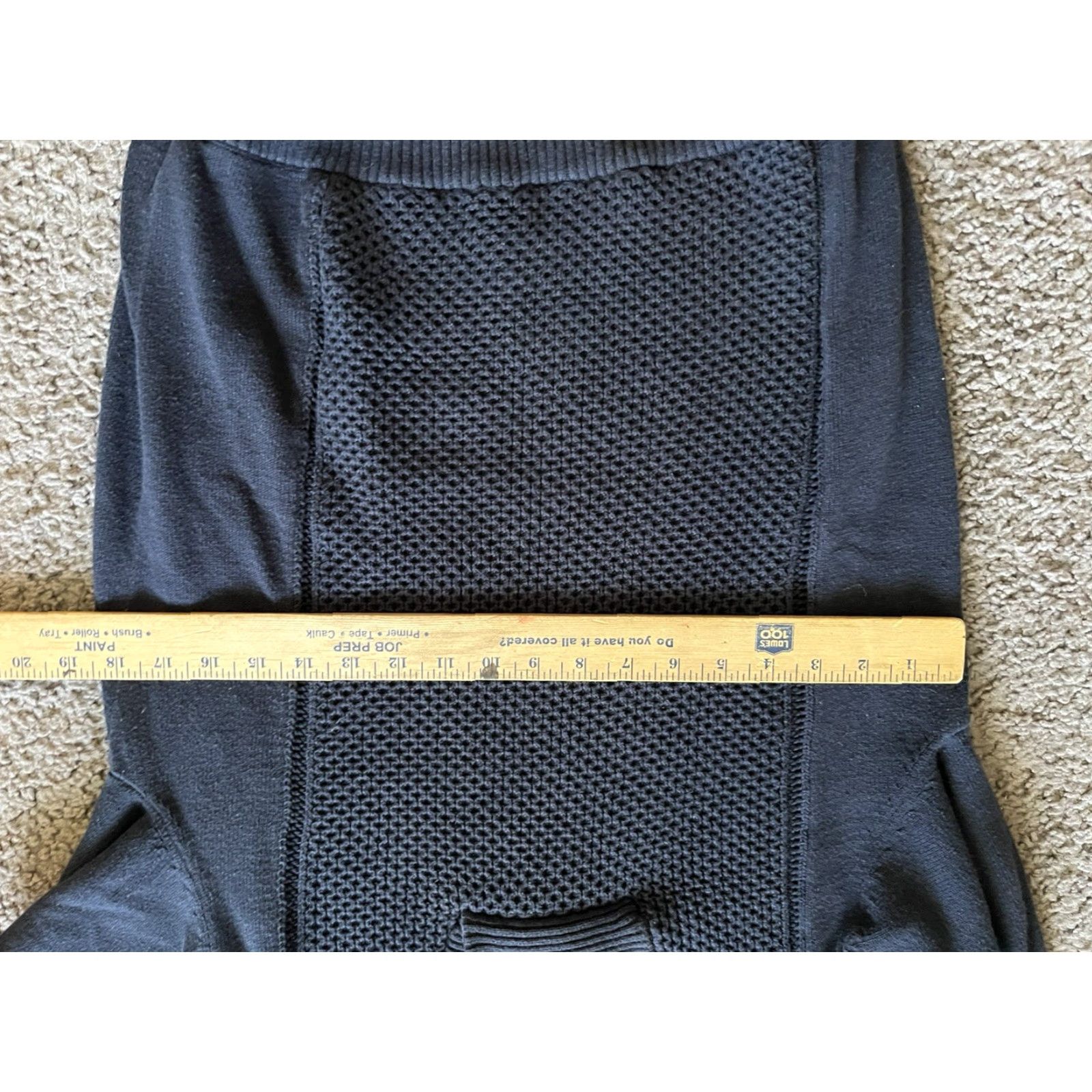 H&M H&M LOGG Knit Sweater Mens Medium Navy Blue Shawl Collar Preppy Size US M / EU 48-50 / 2 - 4 Thumbnail