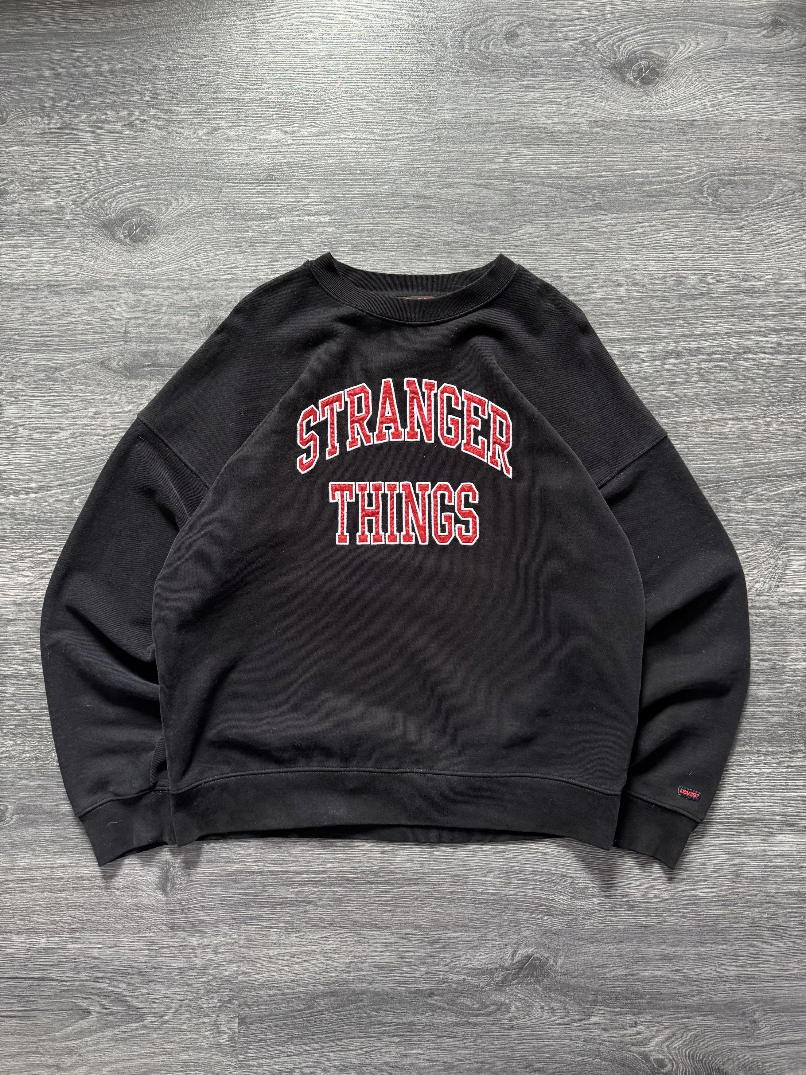 Levi's Levi’s x Stranger Things Collab Black Crewneck Sweatshirt Size US M / EU 48-50 / 2 - 1 Thumbnail