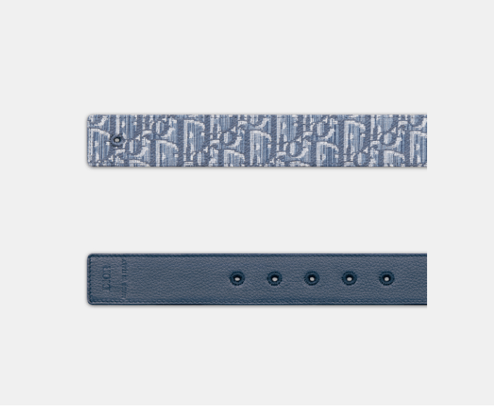 Dior o1w1db10426 4800ZZ Size :OS / Reversible Belt in Blue/Black Size ONE SIZE - 2 Thumbnail