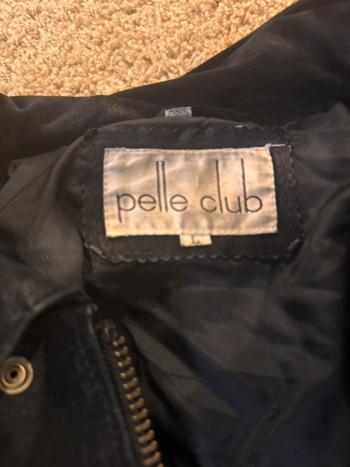 Other Pelle club black bomber jacket large Size US L / EU 52-54 / 3 - 3 Thumbnail