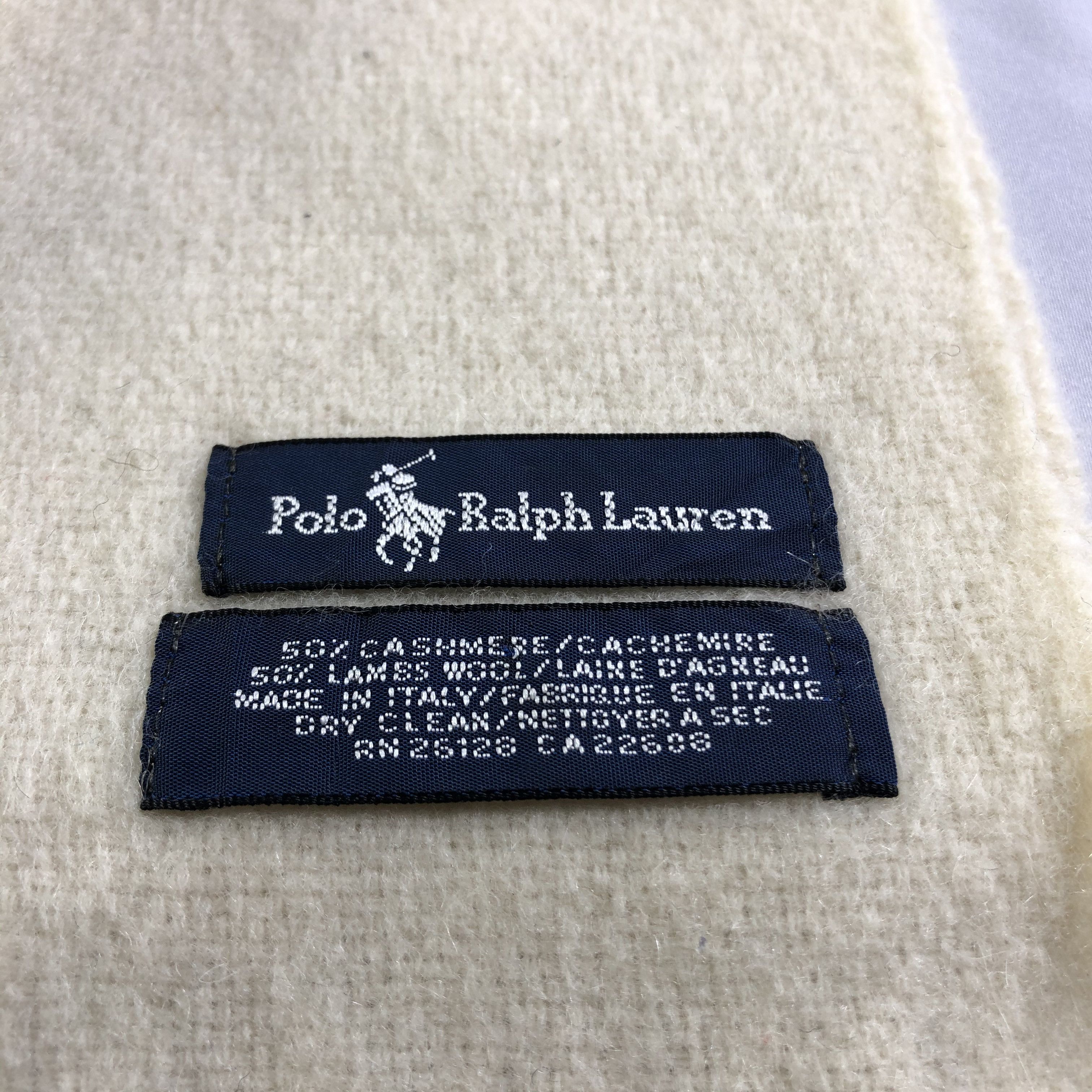 Polo Ralph Lauren Polo Ralph Lauren Cashmere/Wool Scarf Muffler Neckwear V2409 Size ONE SIZE - 5 Thumbnail