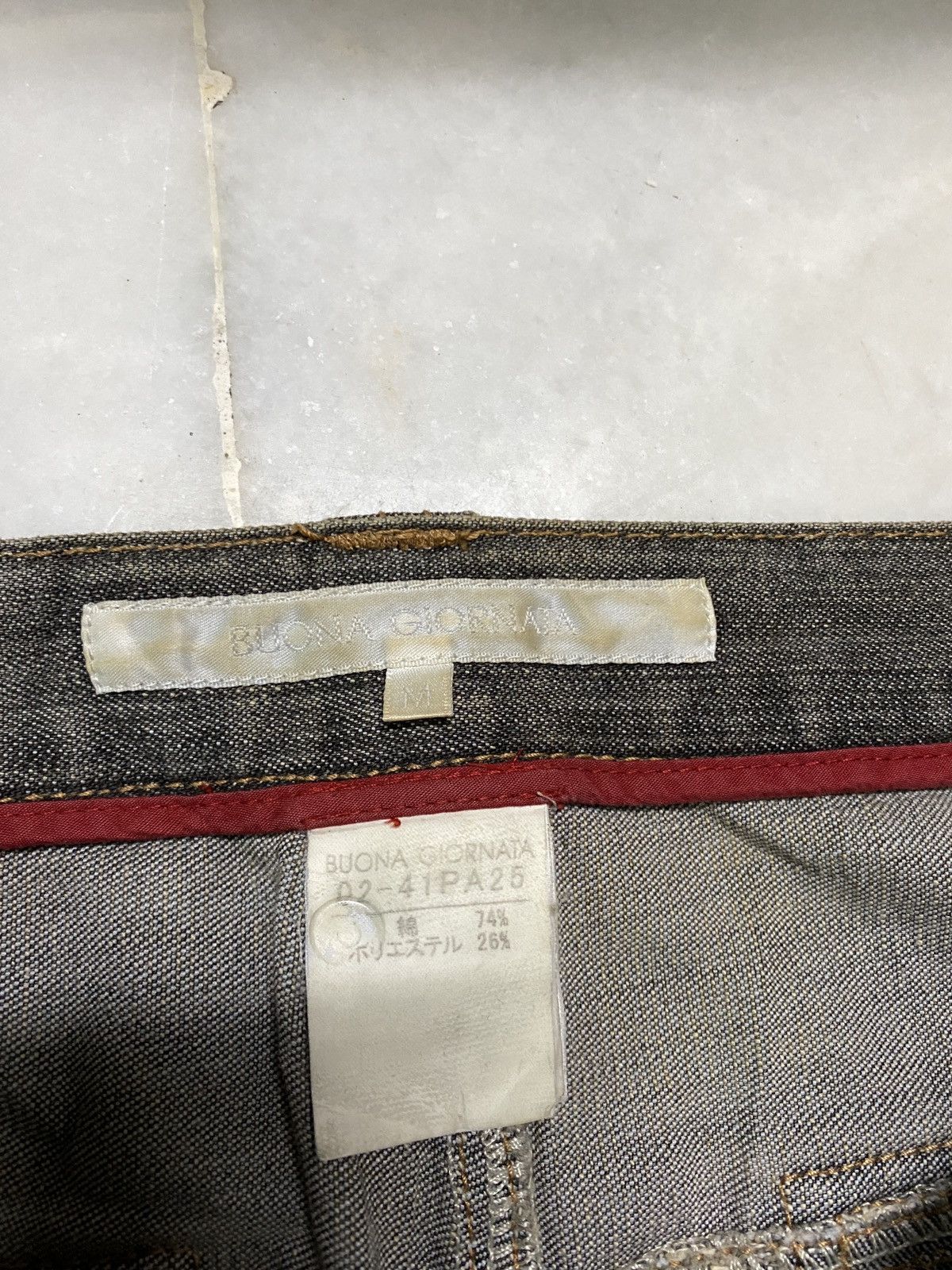 If Six Was Nine 💥Flare💥Vintage 90s Buona Rusty Mudwash Distress jean Japan Size US 30 / EU 46 - 10 Thumbnail