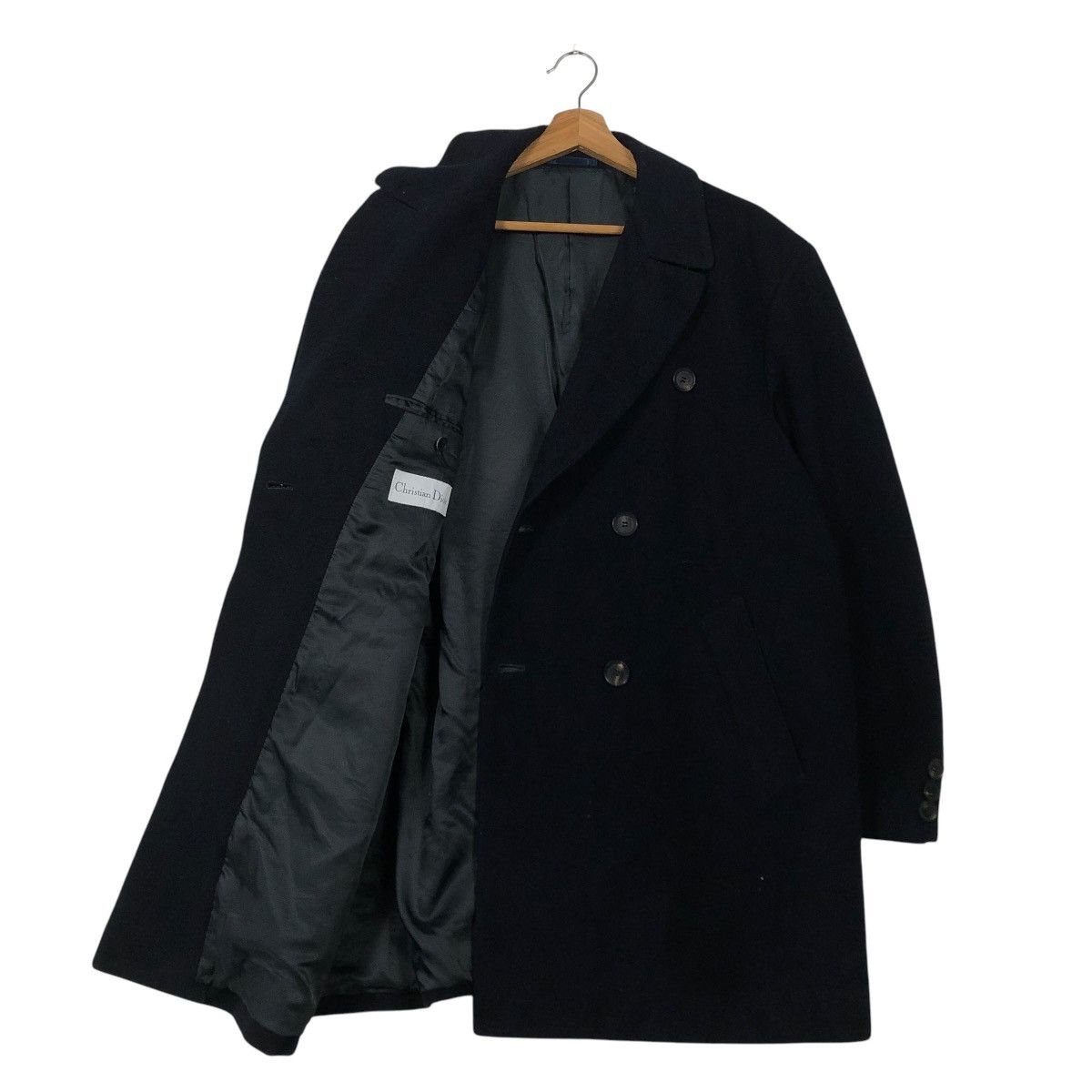 Christian Dior Monsieur 🔥RICH BLACK VINTAGE WOOL JACKET CHRISTIAN DIOR Size US L / EU 52-54 / 3 - 11 Thumbnail