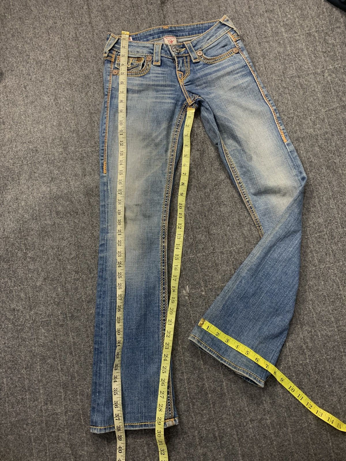 True Religion True Religion Section Becky Qt Zipper Jeans Straight Cut Size 26" / US 2 / IT 38 - 11 Thumbnail