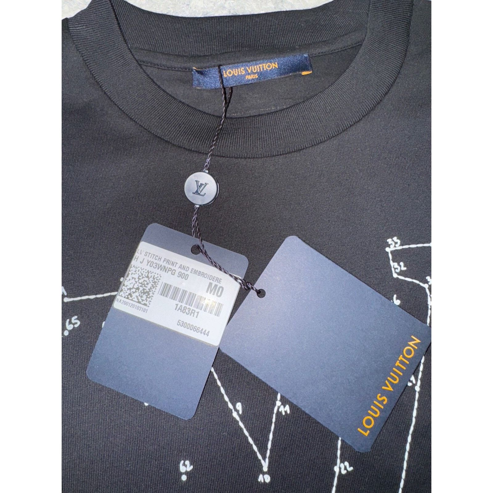 Louis Vuitton Louis Vuitton Stitch Print Embroidery Short Sleeve T-Shirt Size US M / EU 48-50 / 2 - 8 Thumbnail