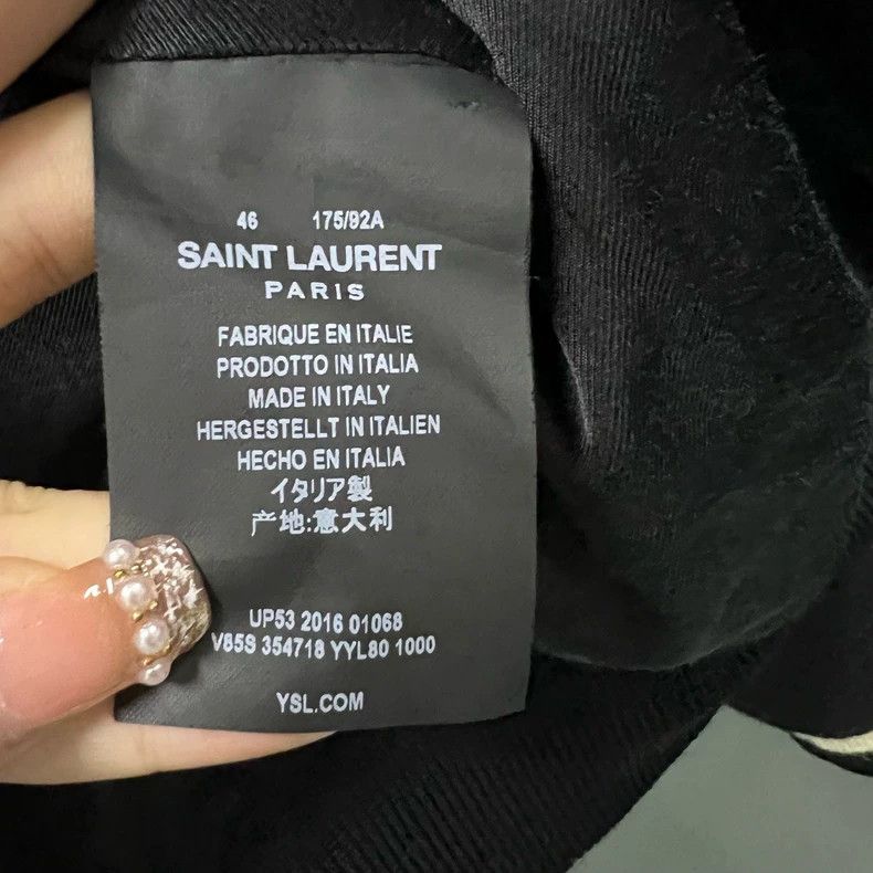 Yves Saint Laurent Saint Laurent Black and white stripe Teddy jacket 2502-Nex Size US S / EU 44-46 / 1 - 4 Thumbnail
