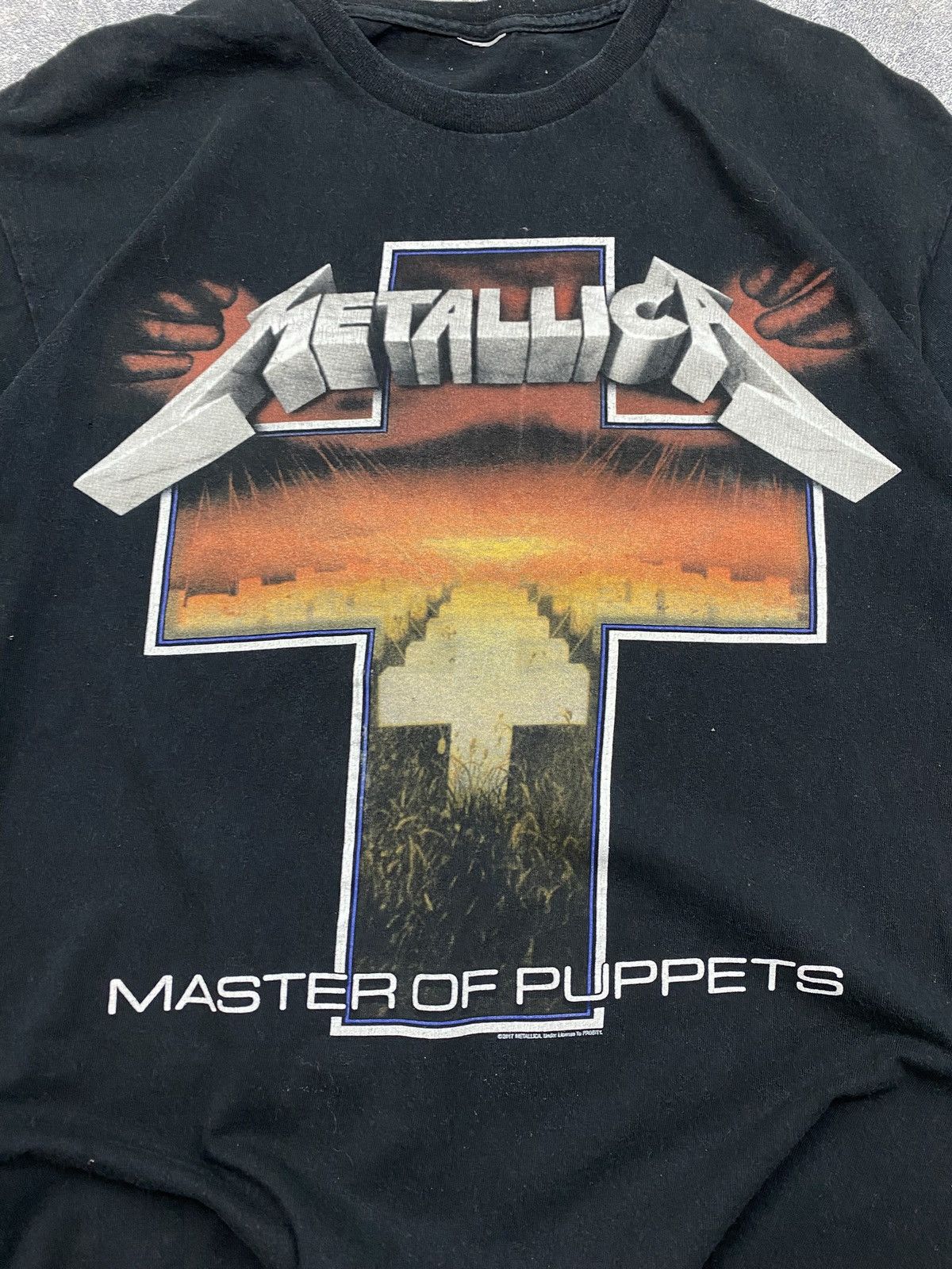 Band Tees × Metallica × Vintage Metallica Master of Puppets Vintage 2017 Band T Shirt Size US M / EU 48-50 / 2 - 4 Thumbnail