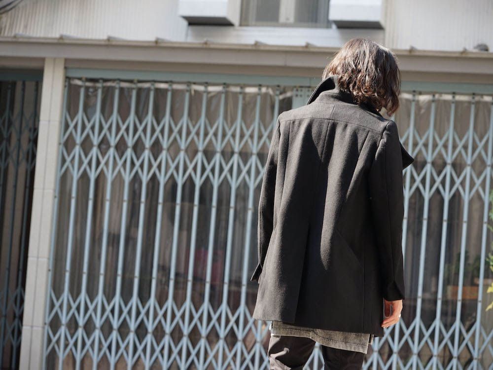 The Viridi-anne 17AW Melton High Neck Coat - JP 2 Fits US M-S Size US M / EU 48-50 / 2 - 16 Thumbnail