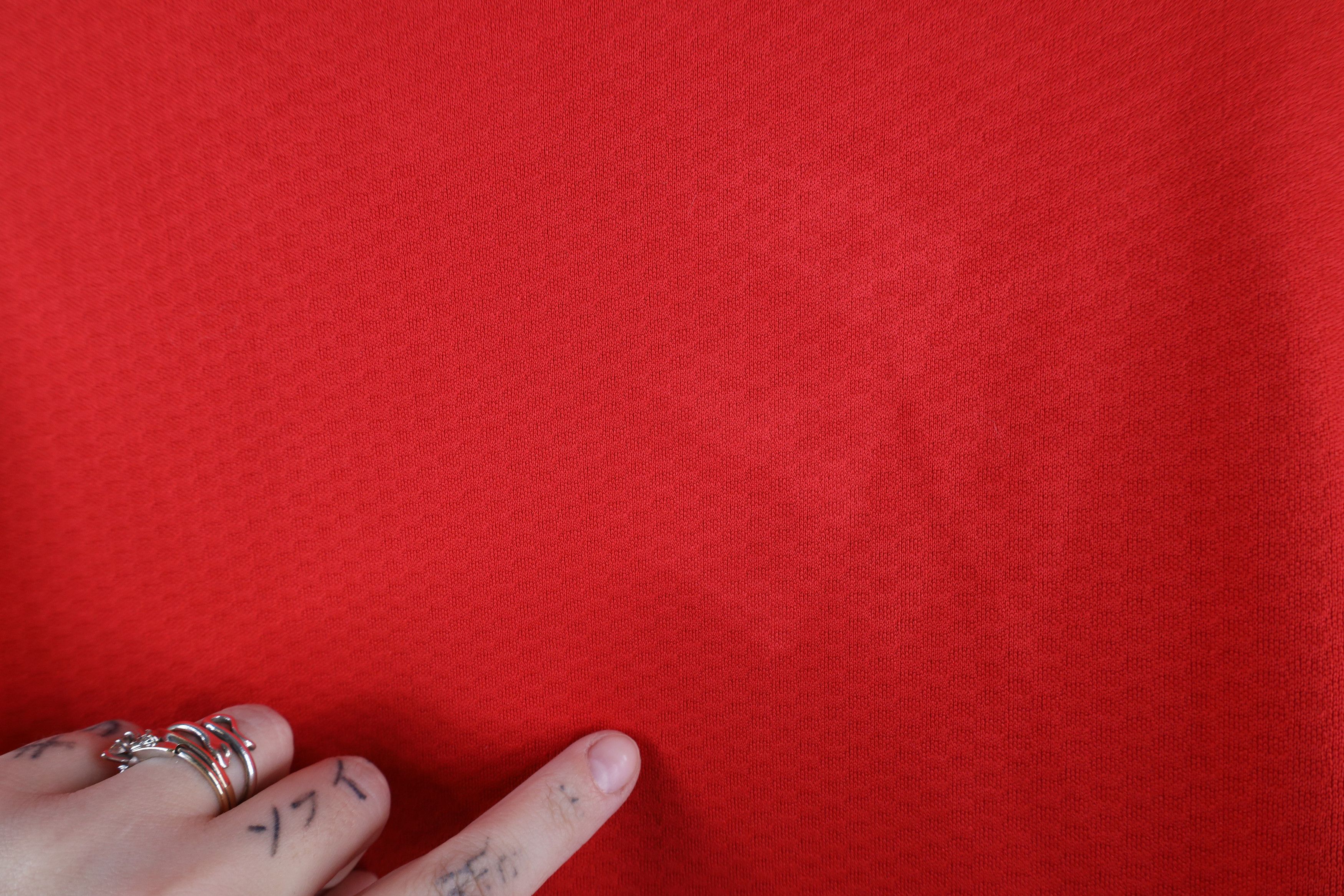 Nike × Vintage Nike Golf Thermal Knit Half Zip Blade Collar Polo Shirt Red Size S / US 4 / IT 40 - 8 Thumbnail