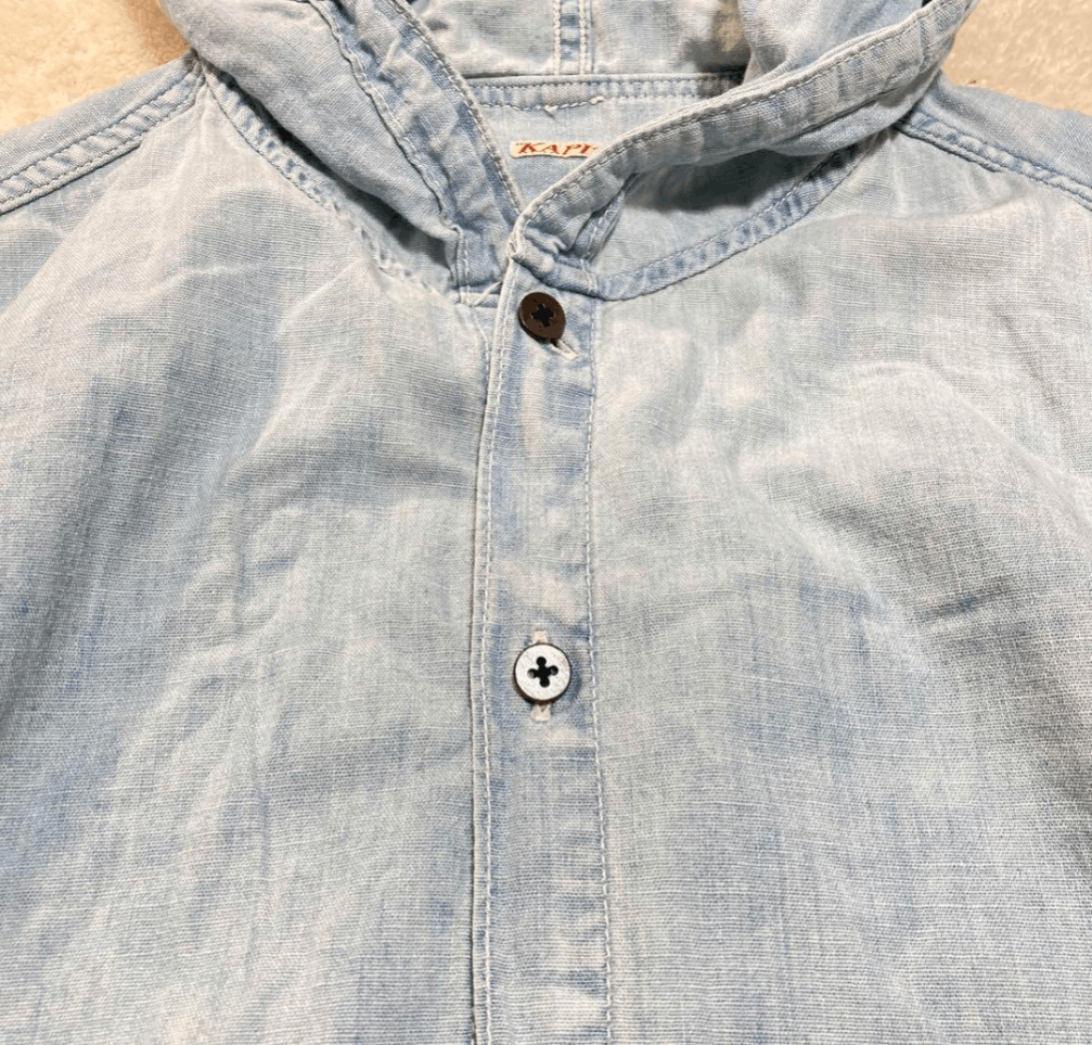Kapital Capital Hoodie Shirt Chambray Size US L / EU 52-54 / 3 - 5 Thumbnail