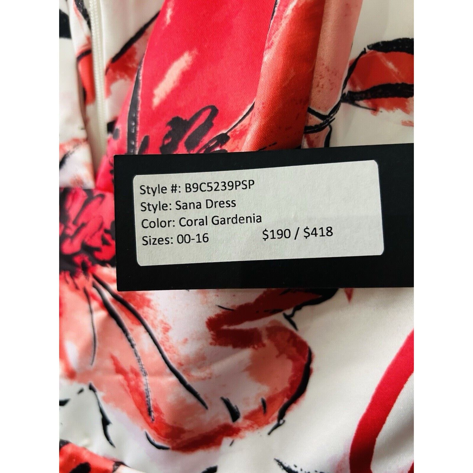 Parker New Parker Black Sana Dress Coral Gardenia Pink Size 4 $418 Size S / US 4 / IT 40 - 15 Thumbnail